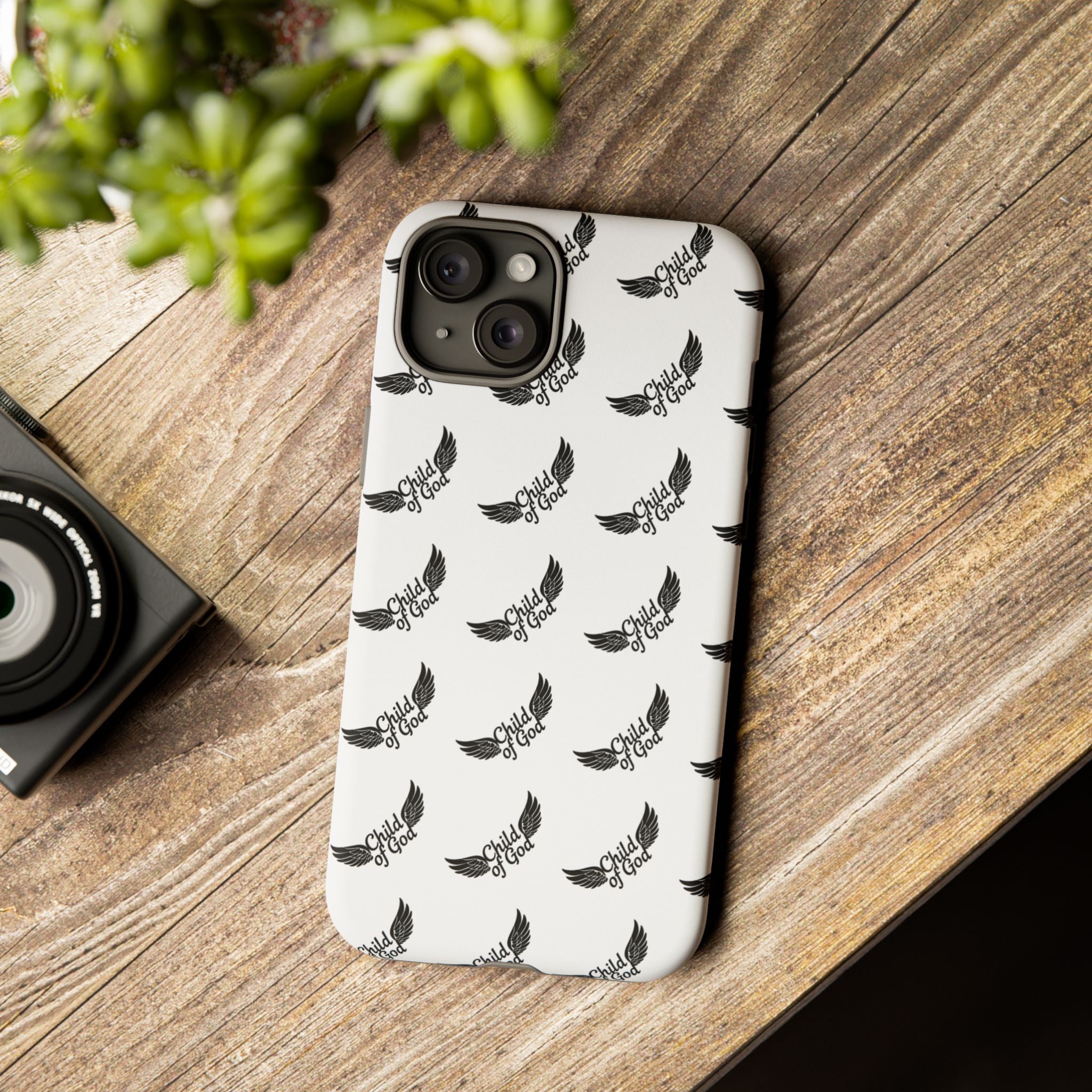 Stylish Tough Phone Case with Wing Design