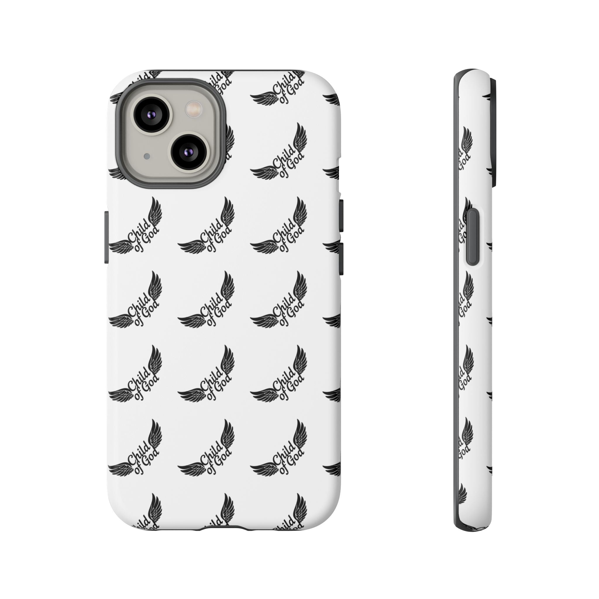 Stylish Tough Phone Case with Wing Design