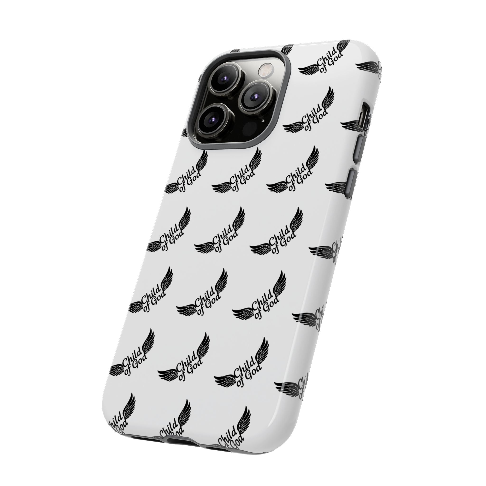 Stylish Tough Phone Case with Wing Design