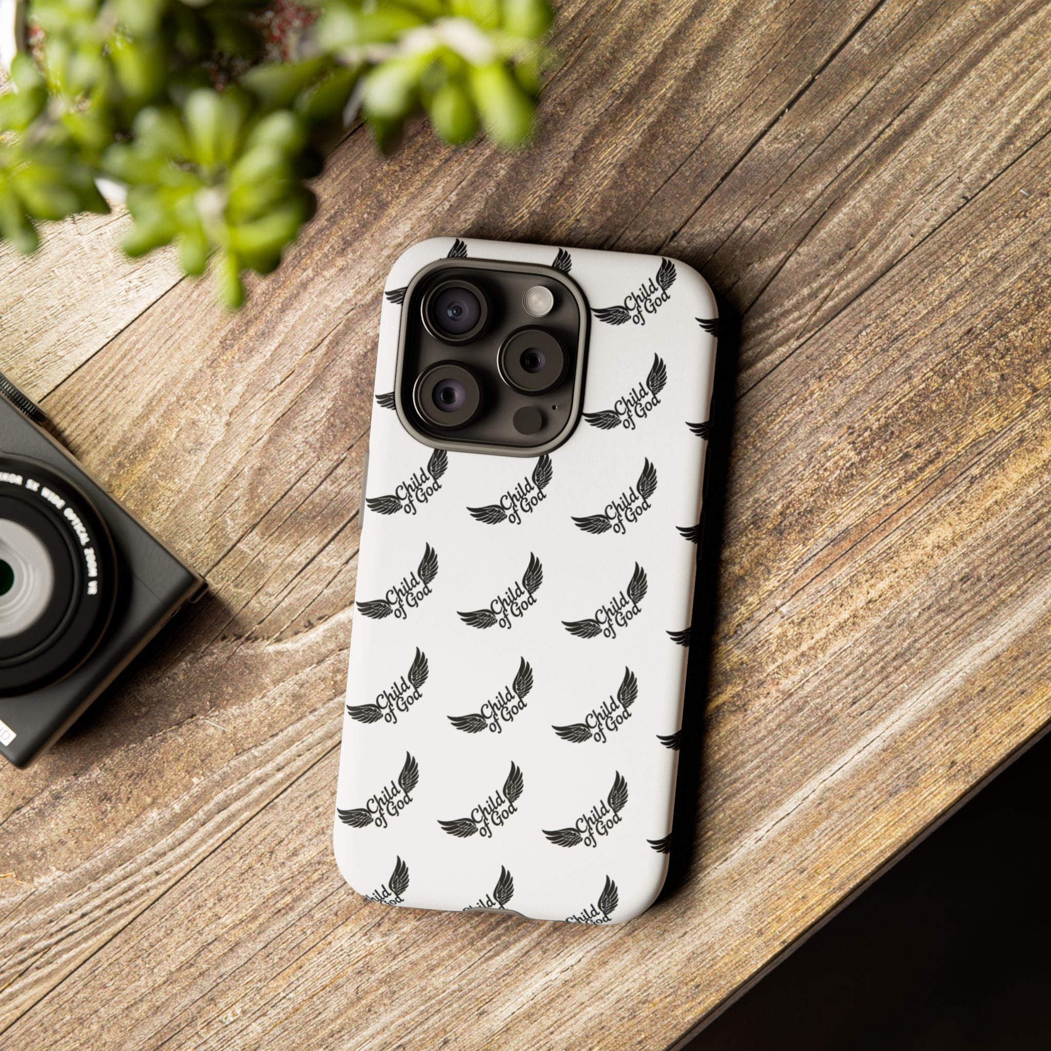 Stylish Tough Phone Case with Wing Design