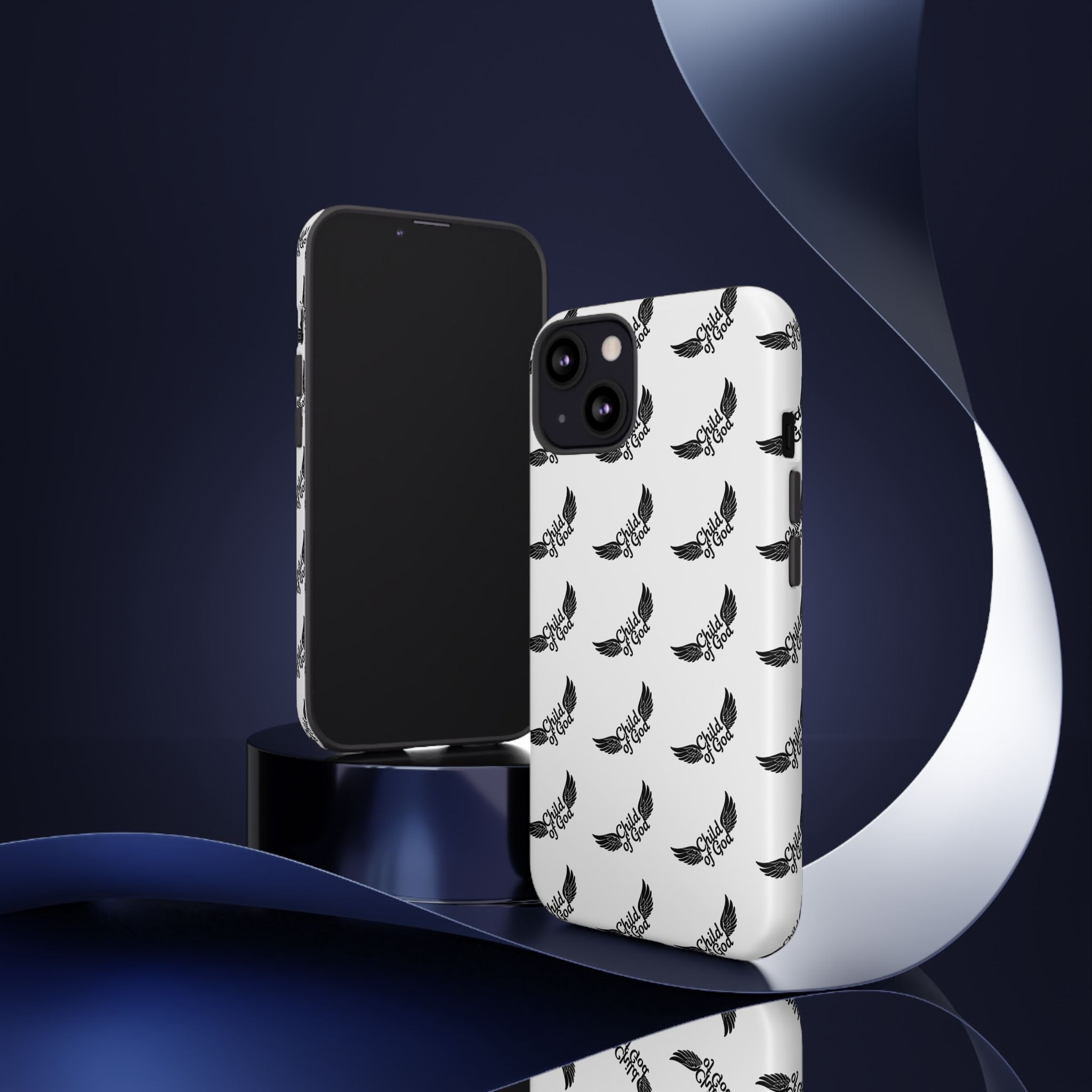Stylish Tough Phone Case with Wing Design