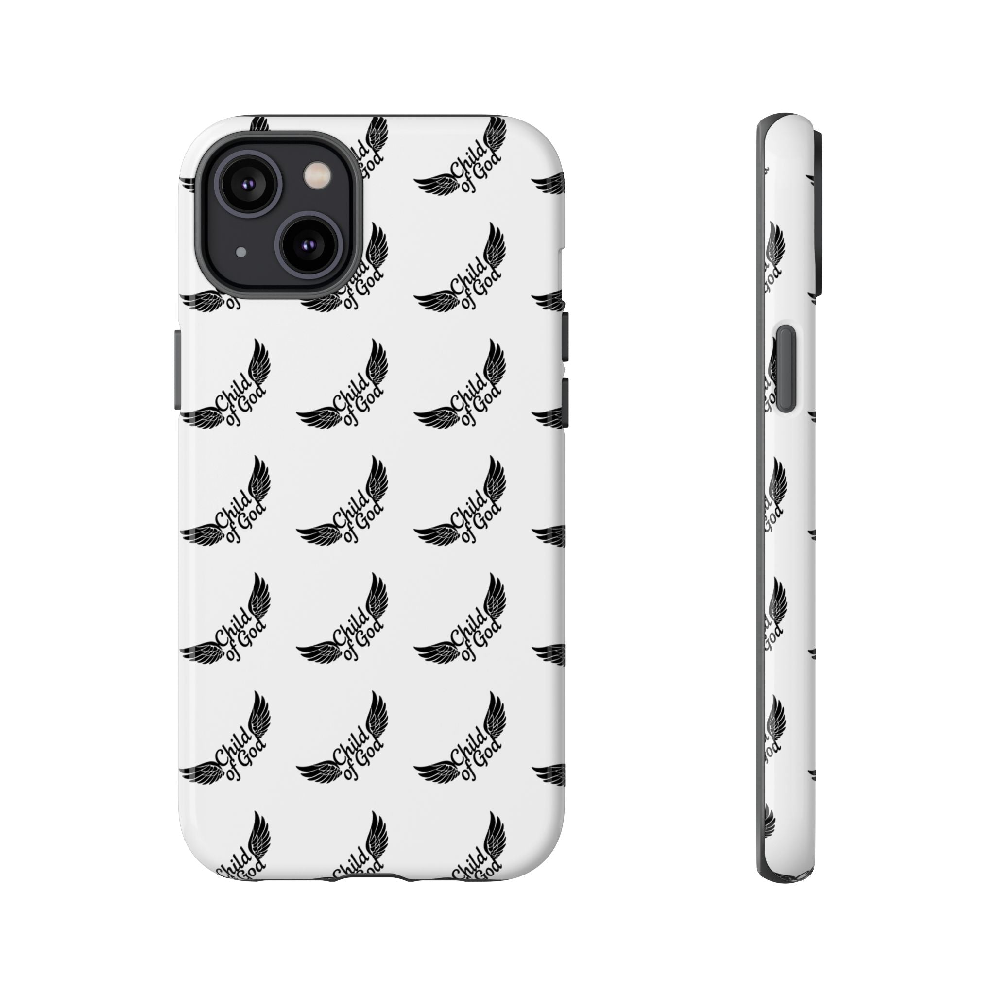 Stylish Tough Phone Case with Wing Design