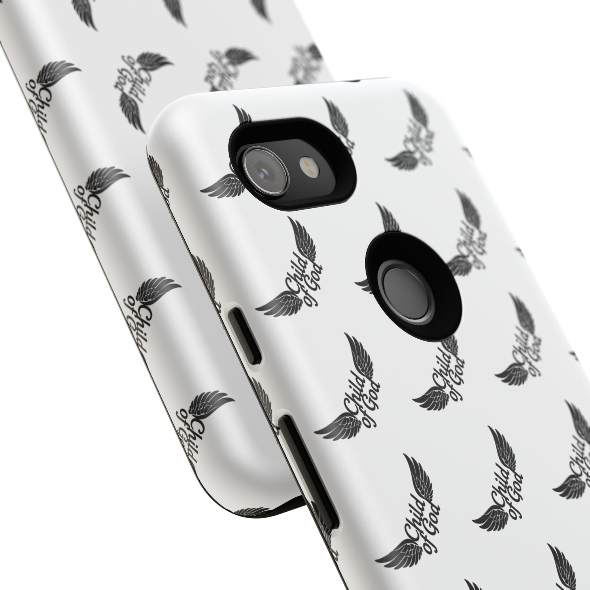 Stylish Tough Phone Case with Wing Design