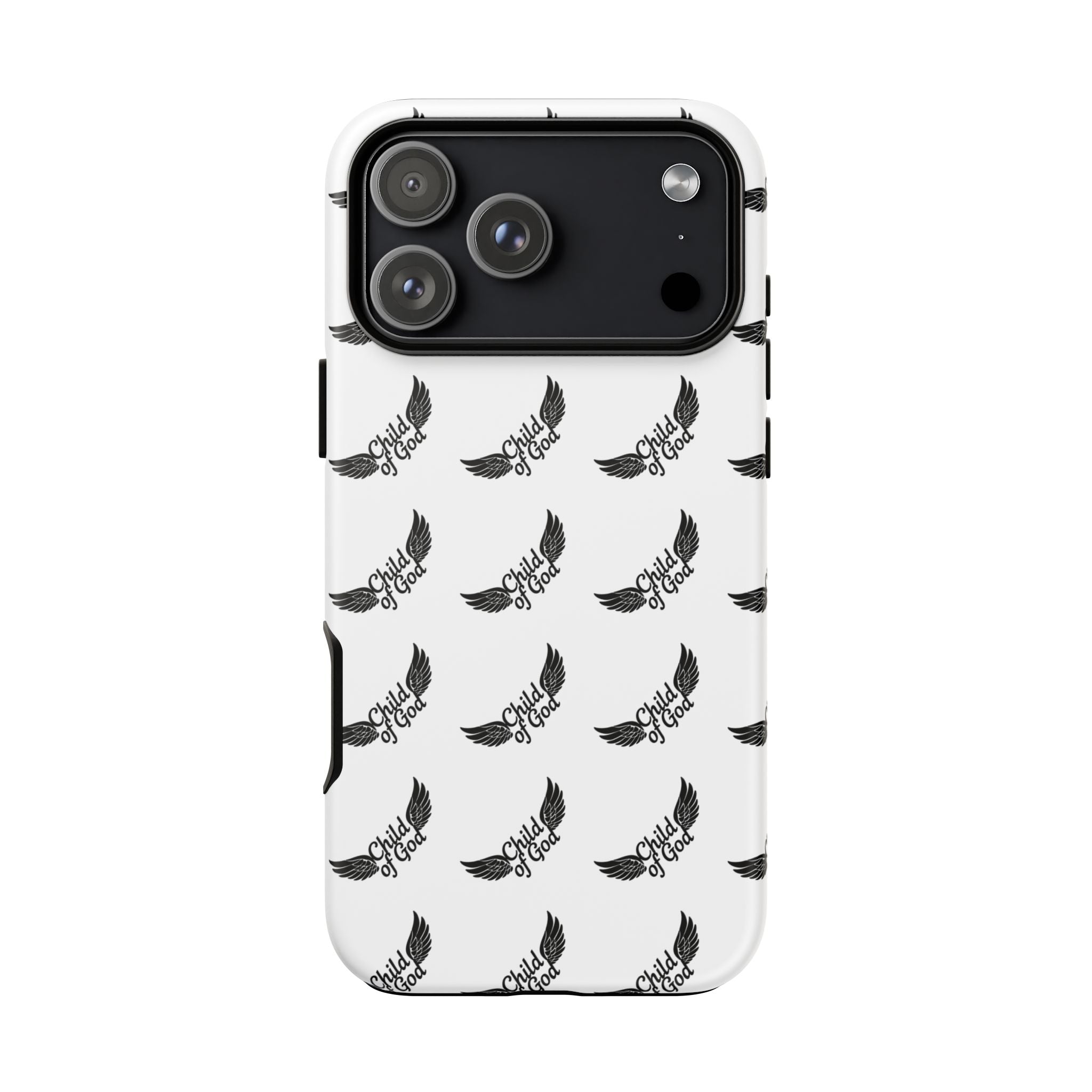 Stylish Tough Phone Case with Wing Design