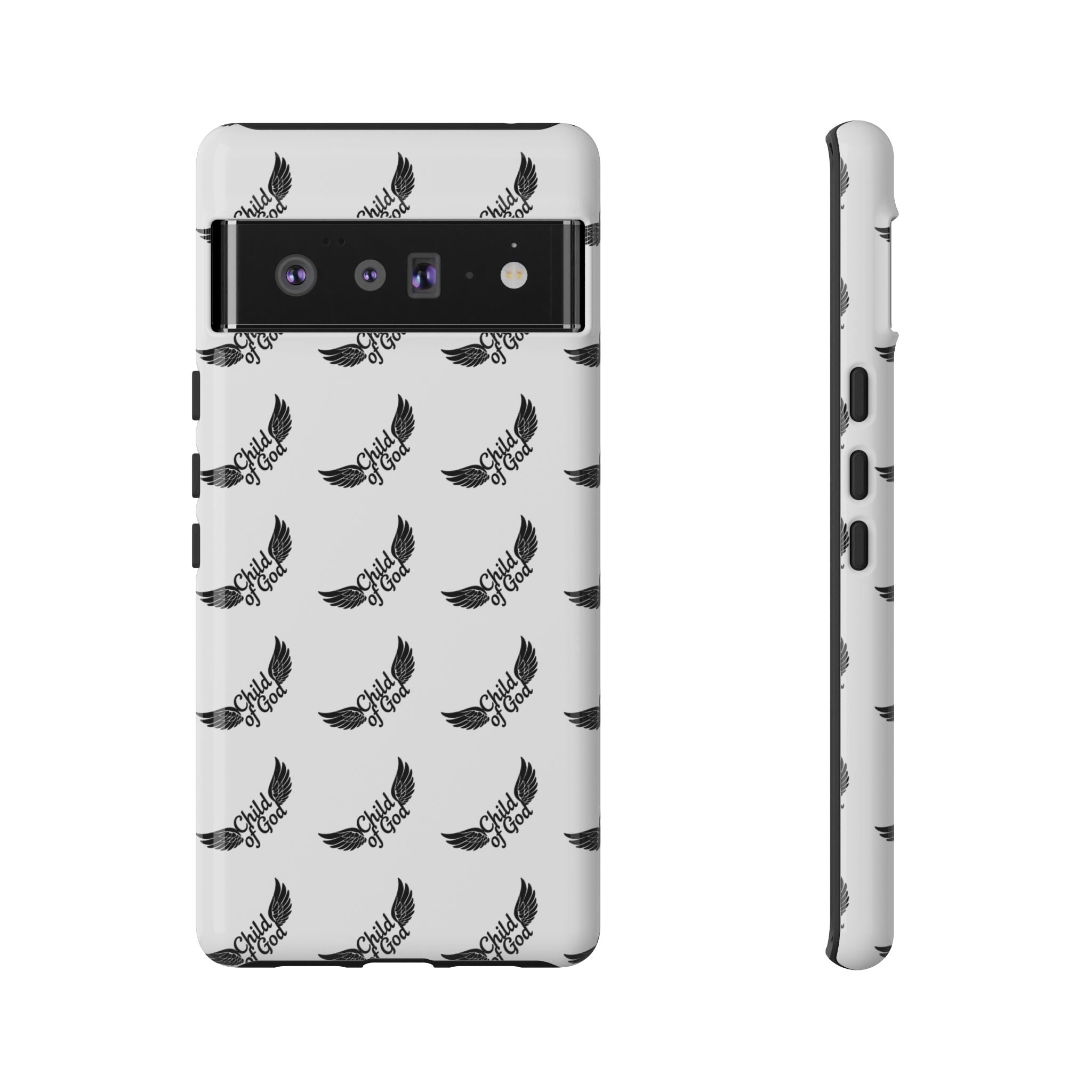 Stylish Tough Phone Case with Wing Design