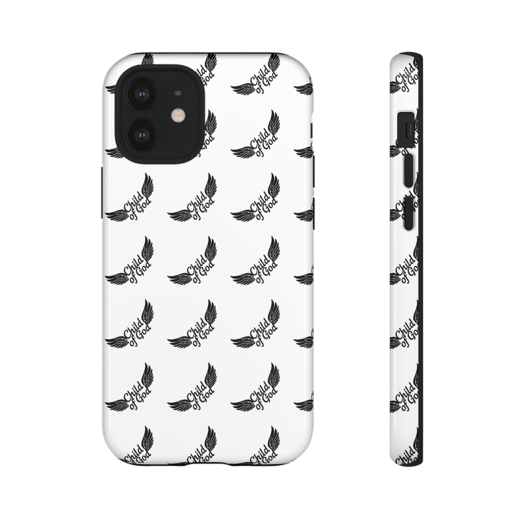 Stylish Tough Phone Case with Wing Design