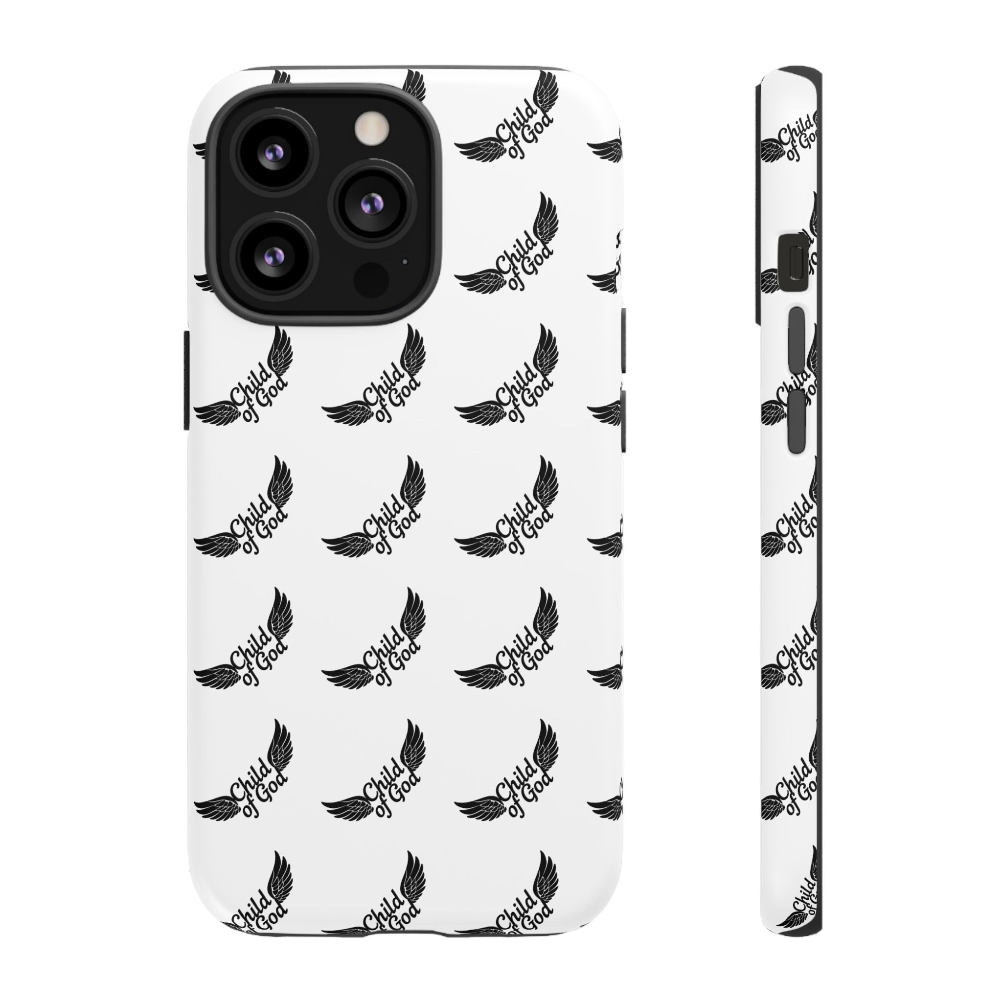 Stylish Tough Phone Case with Wing Design