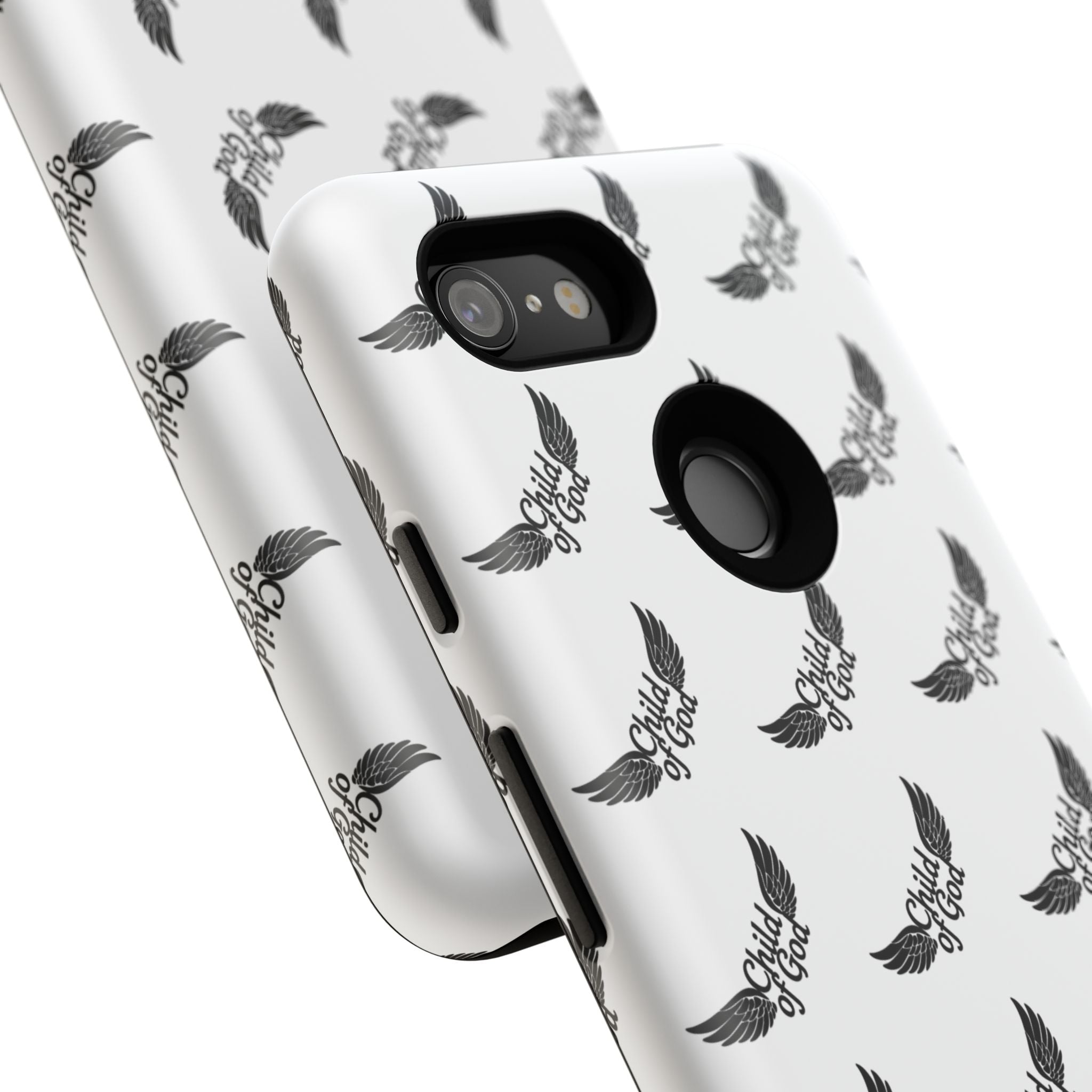 Stylish Tough Phone Case with Wing Design