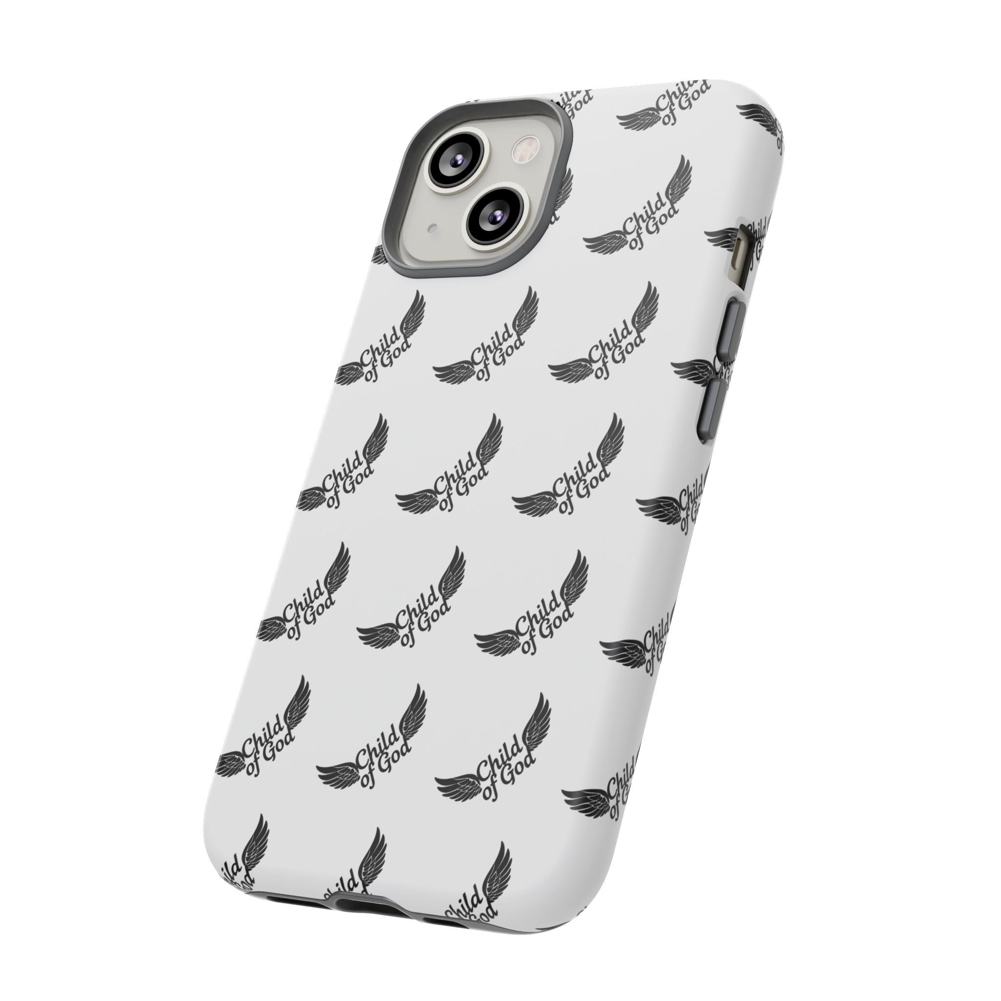 Stylish Tough Phone Case with Wing Design