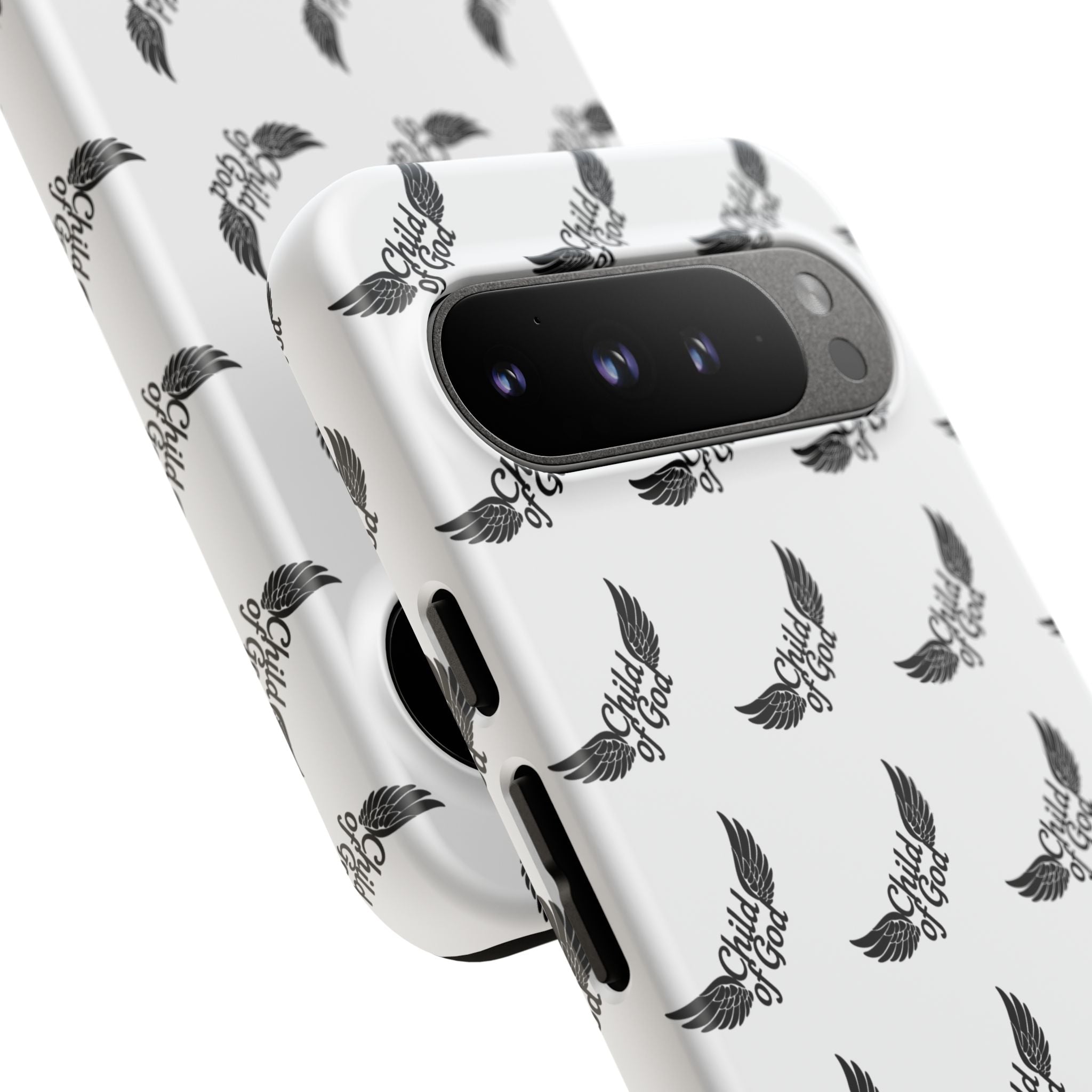 Stylish Tough Phone Case with Wing Design