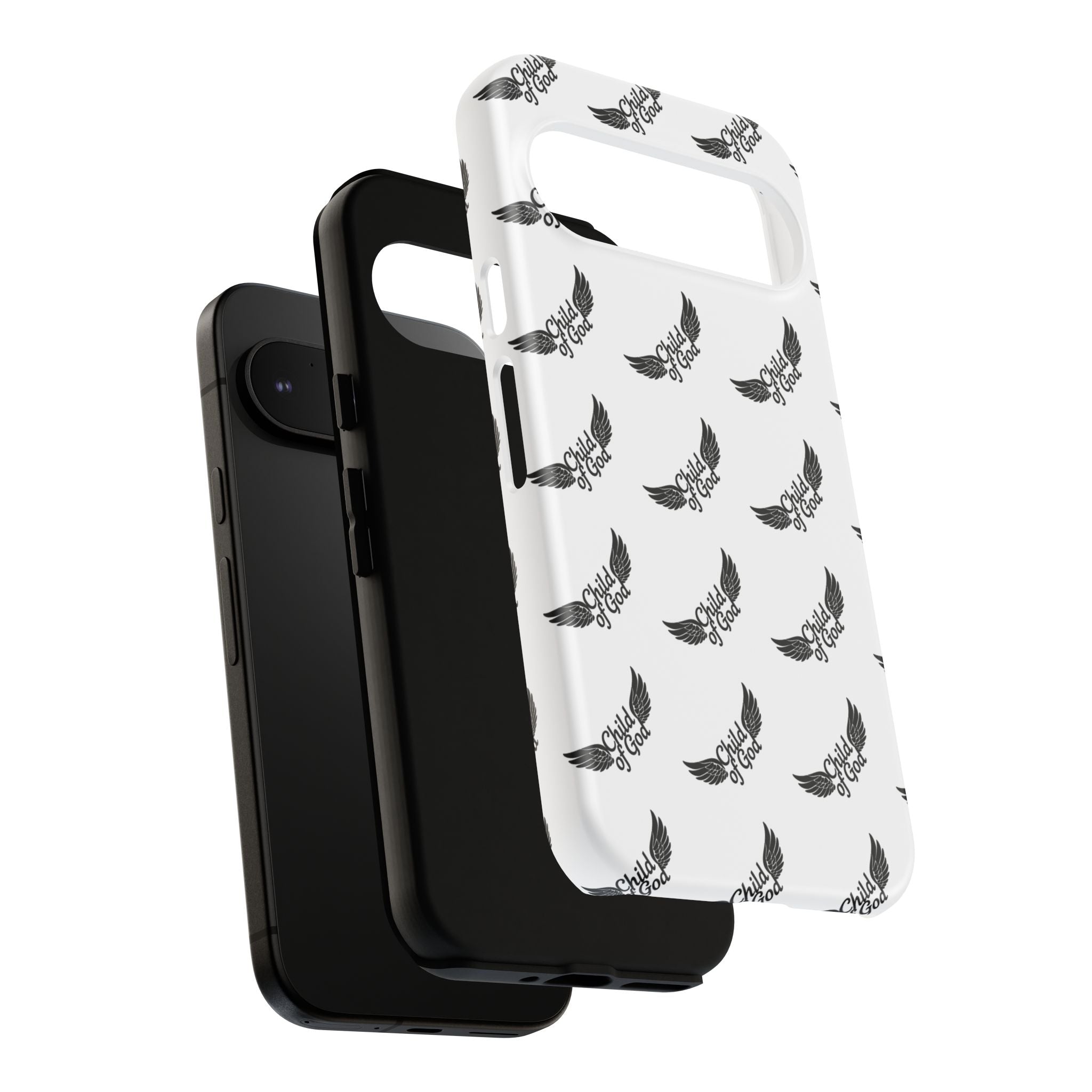 Stylish Tough Phone Case with Wing Design