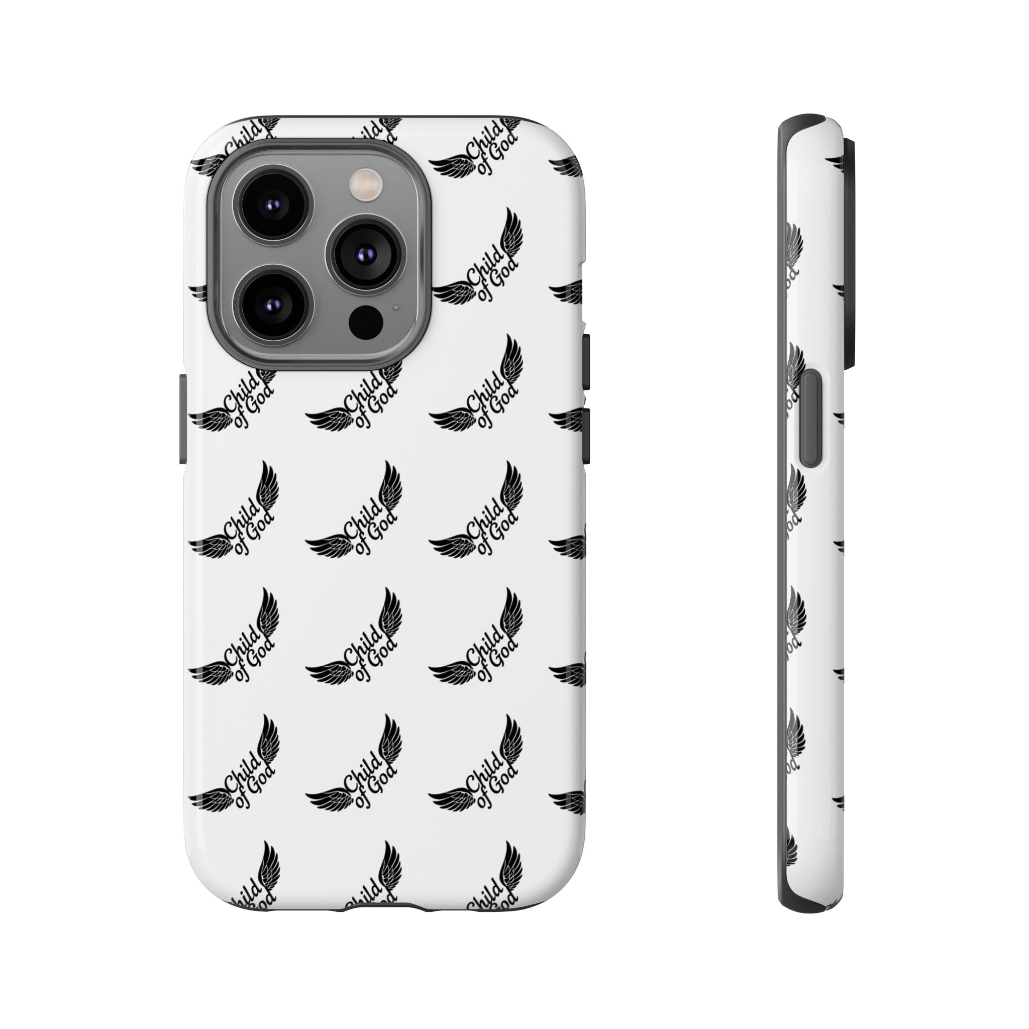 Stylish Tough Phone Case with Wing Design