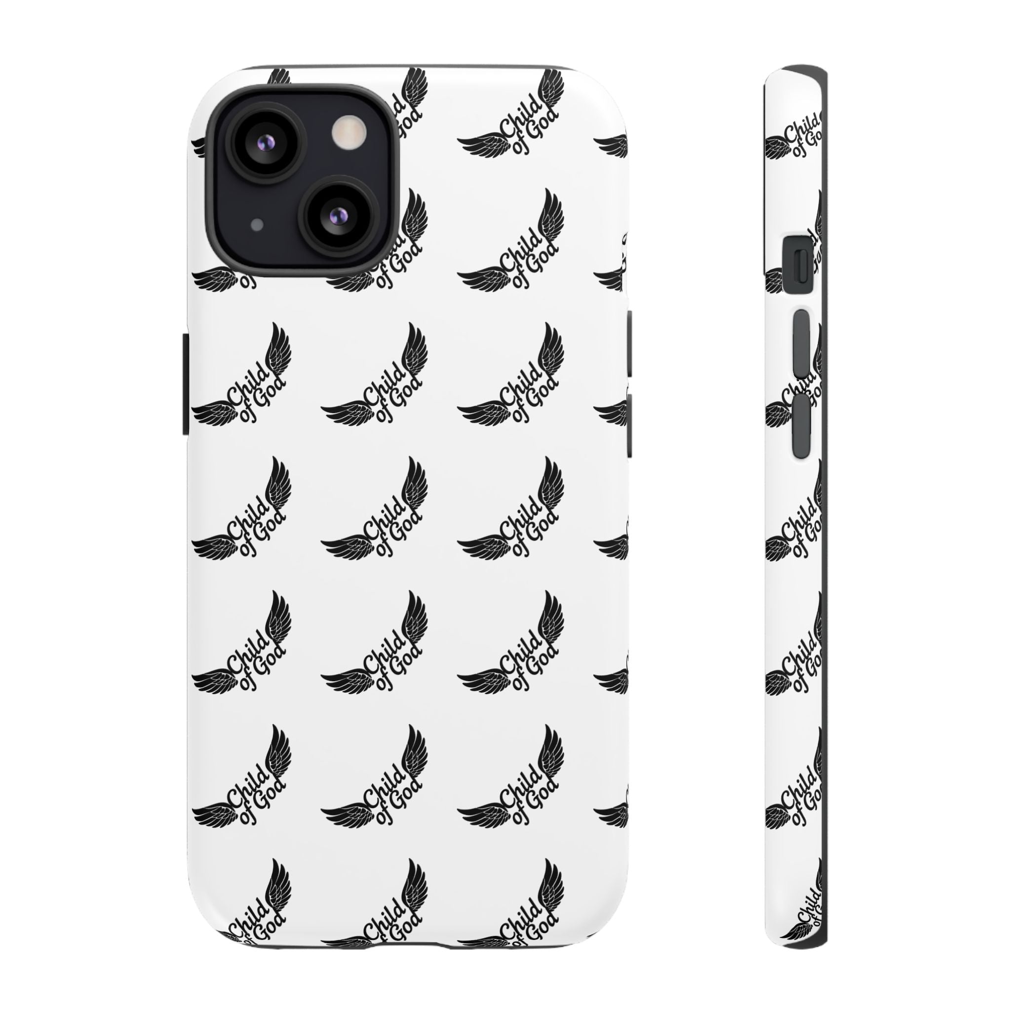 Stylish Tough Phone Case with Wing Design