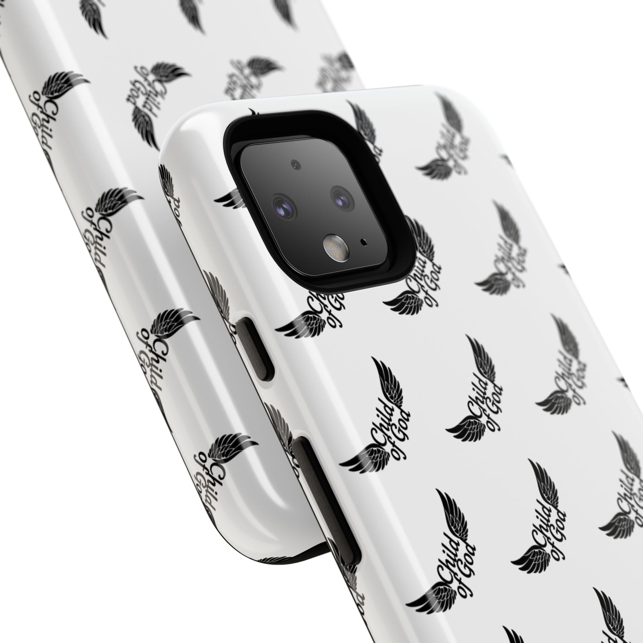 Stylish Tough Phone Case with Wing Design