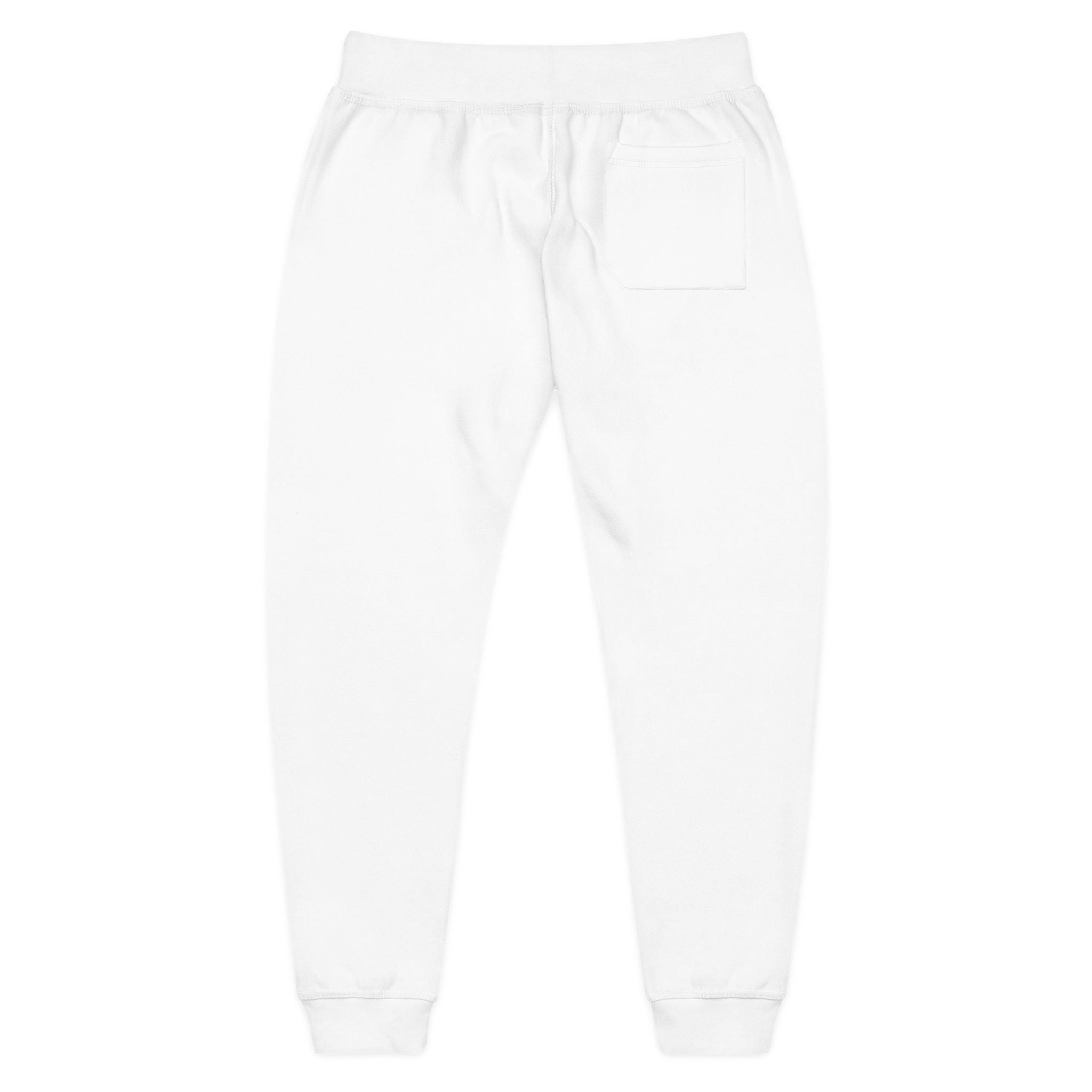 Embroidered Unisex Fleece Sweatpants - Cozy Comfort for Everyday Style