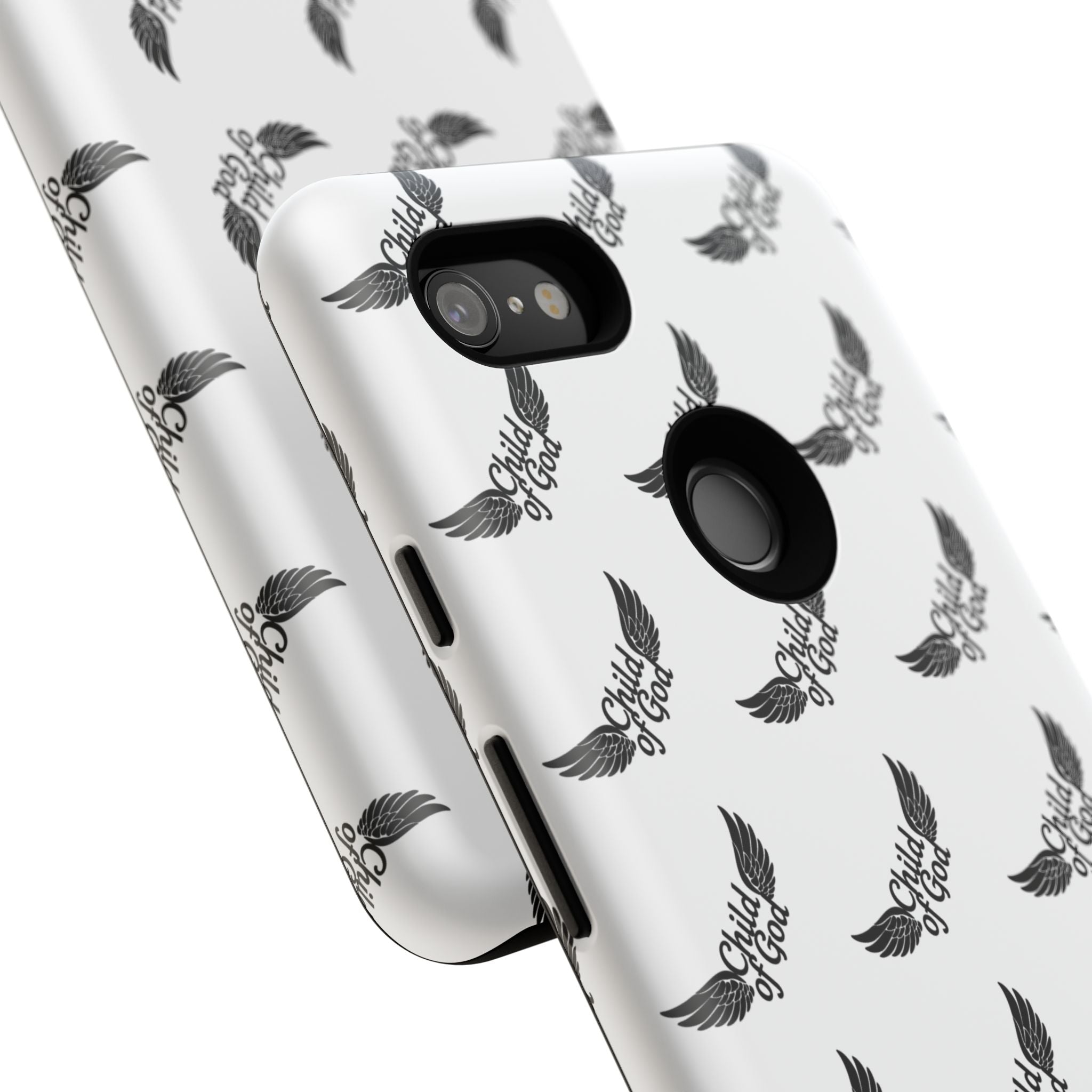 Stylish Tough Phone Case with Wing Design