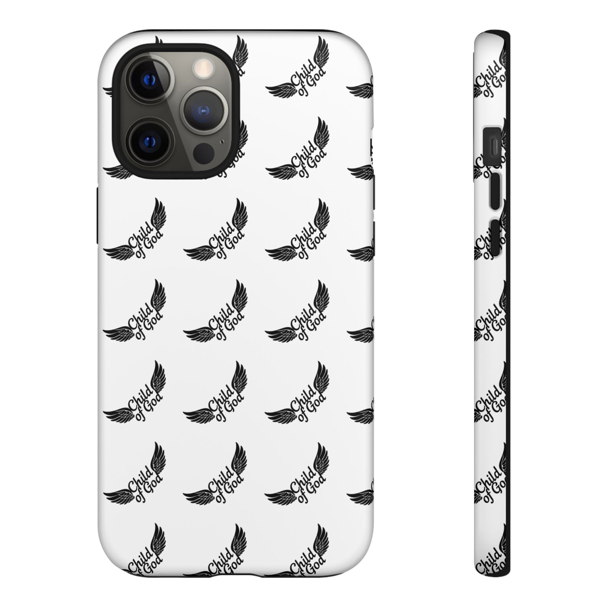 Stylish Tough Phone Case with Wing Design
