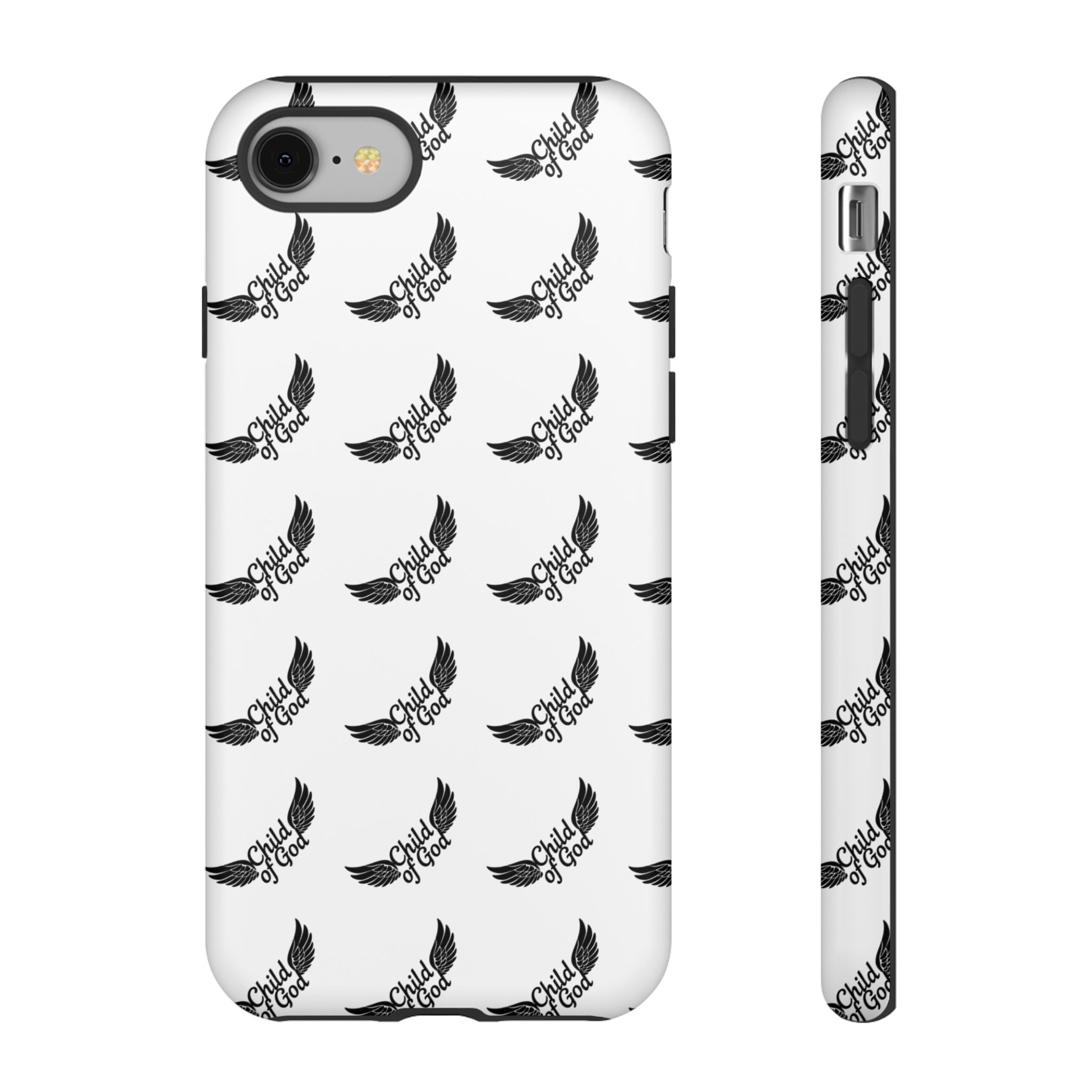 Stylish Tough Phone Case with Wing Design
