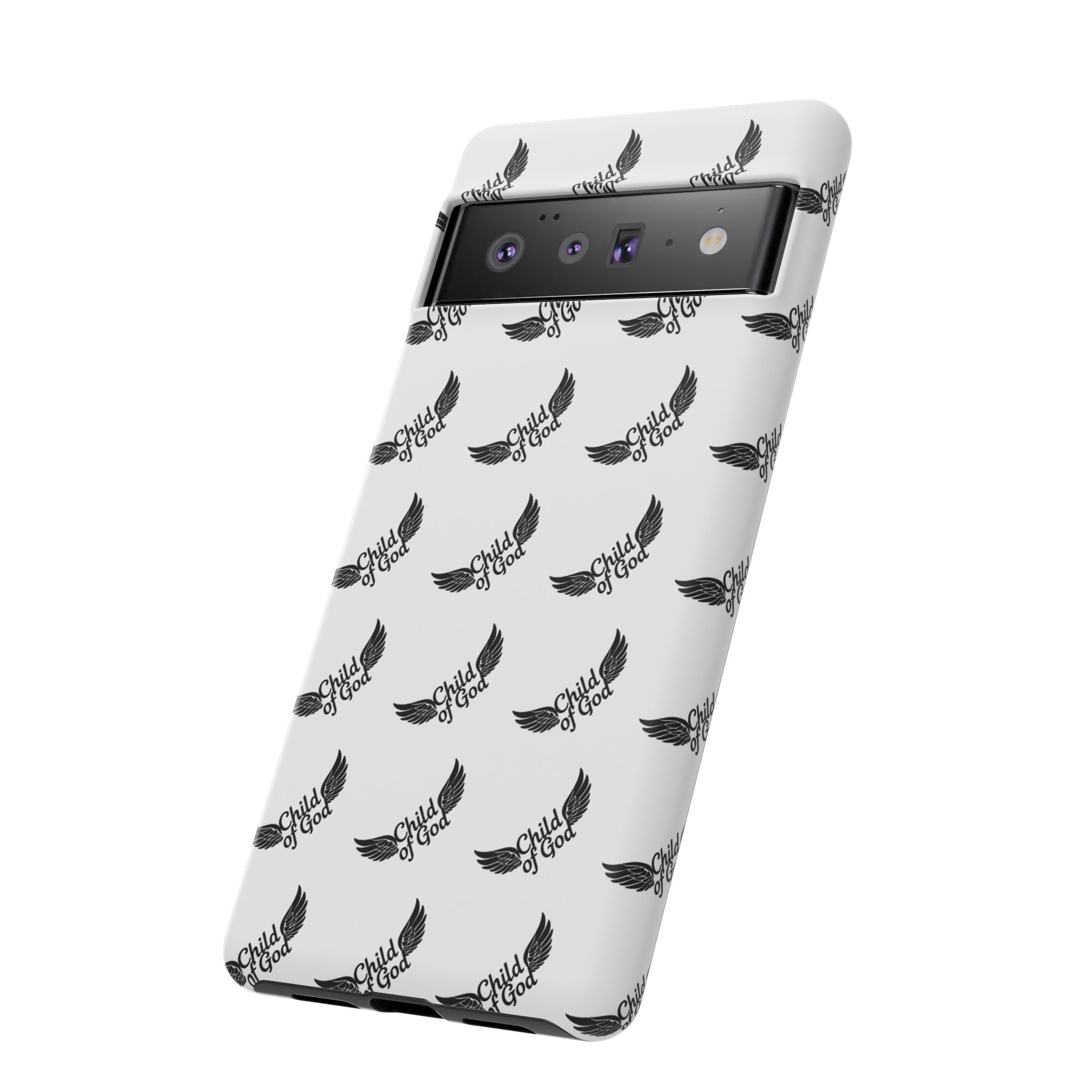 Stylish Tough Phone Case with Wing Design