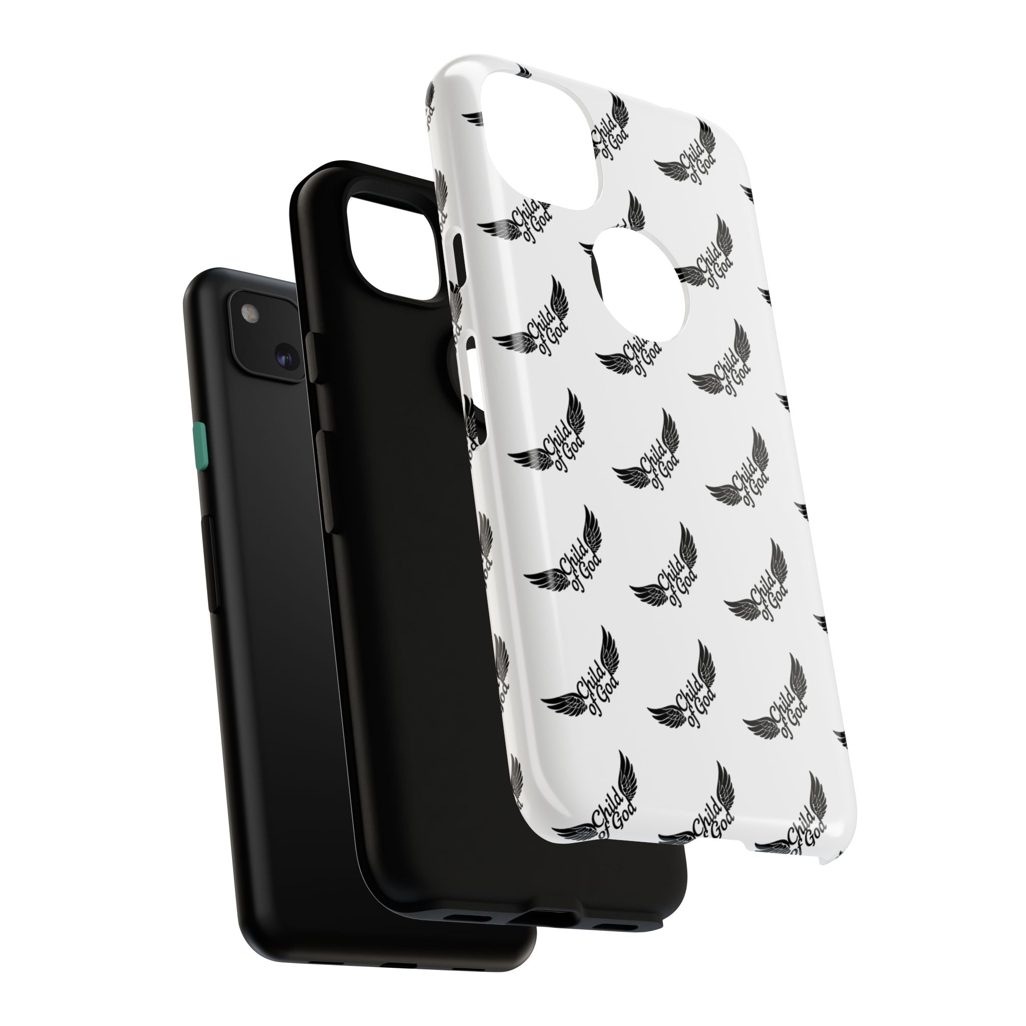 Stylish Tough Phone Case with Wing Design