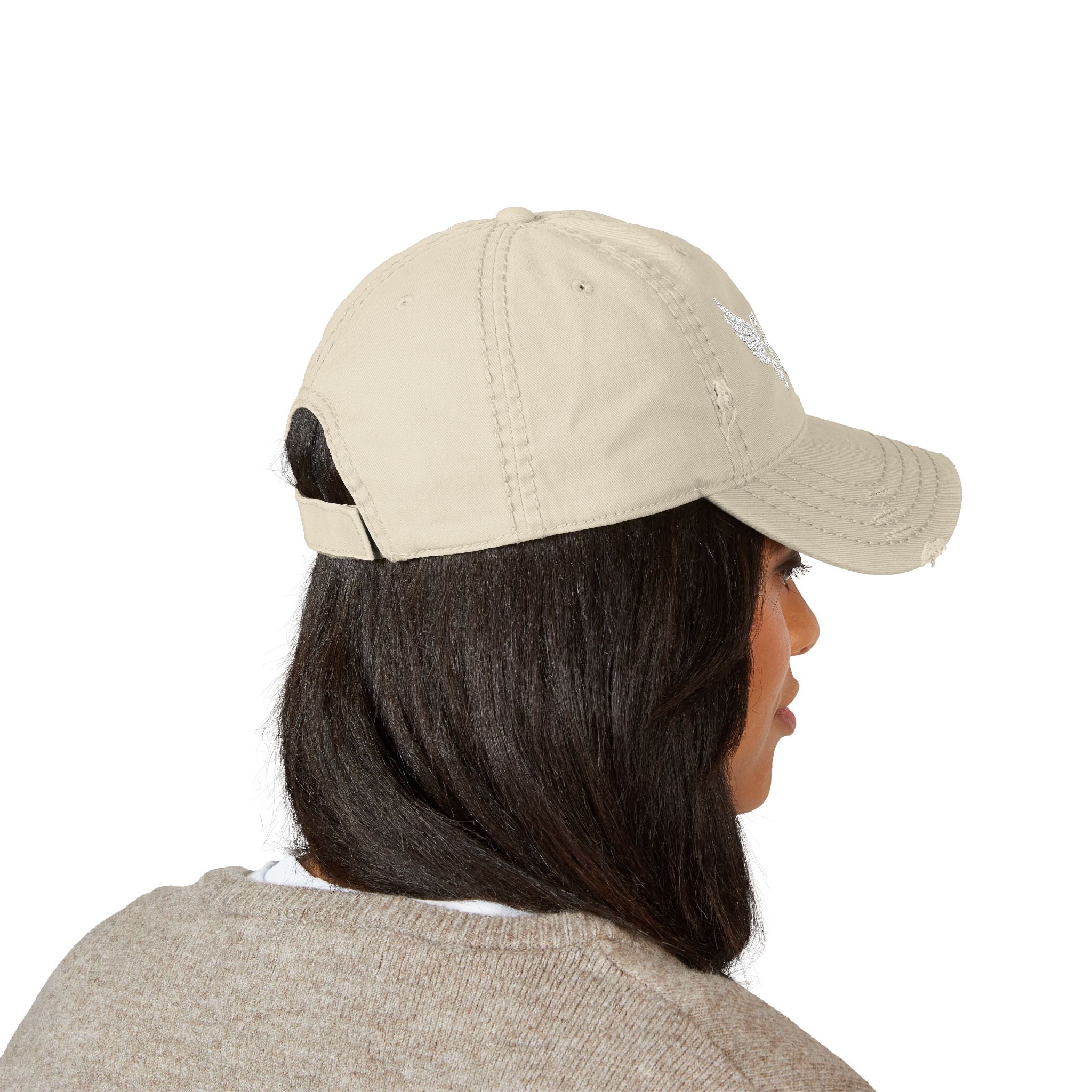 Embroidered Distressed Dad Hat - 'Child of God'