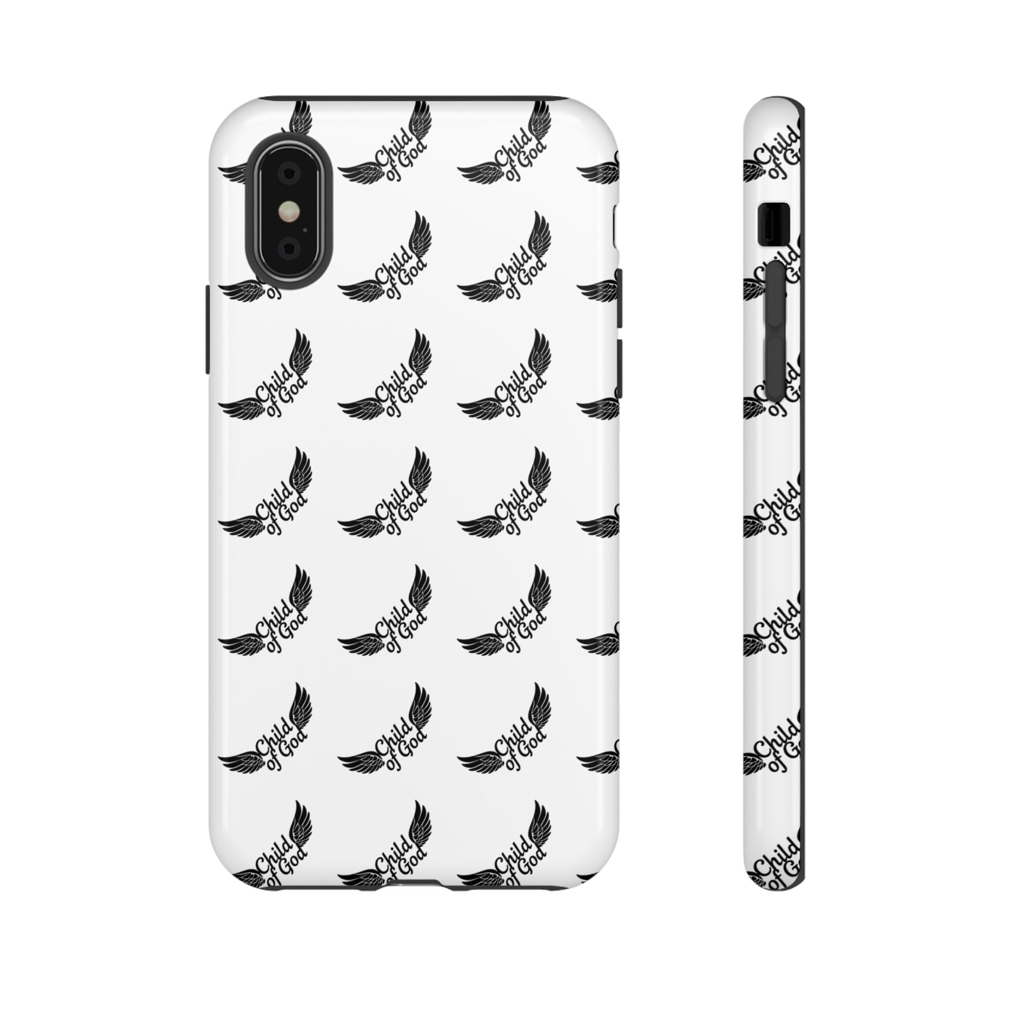 Stylish Tough Phone Case with Wing Design
