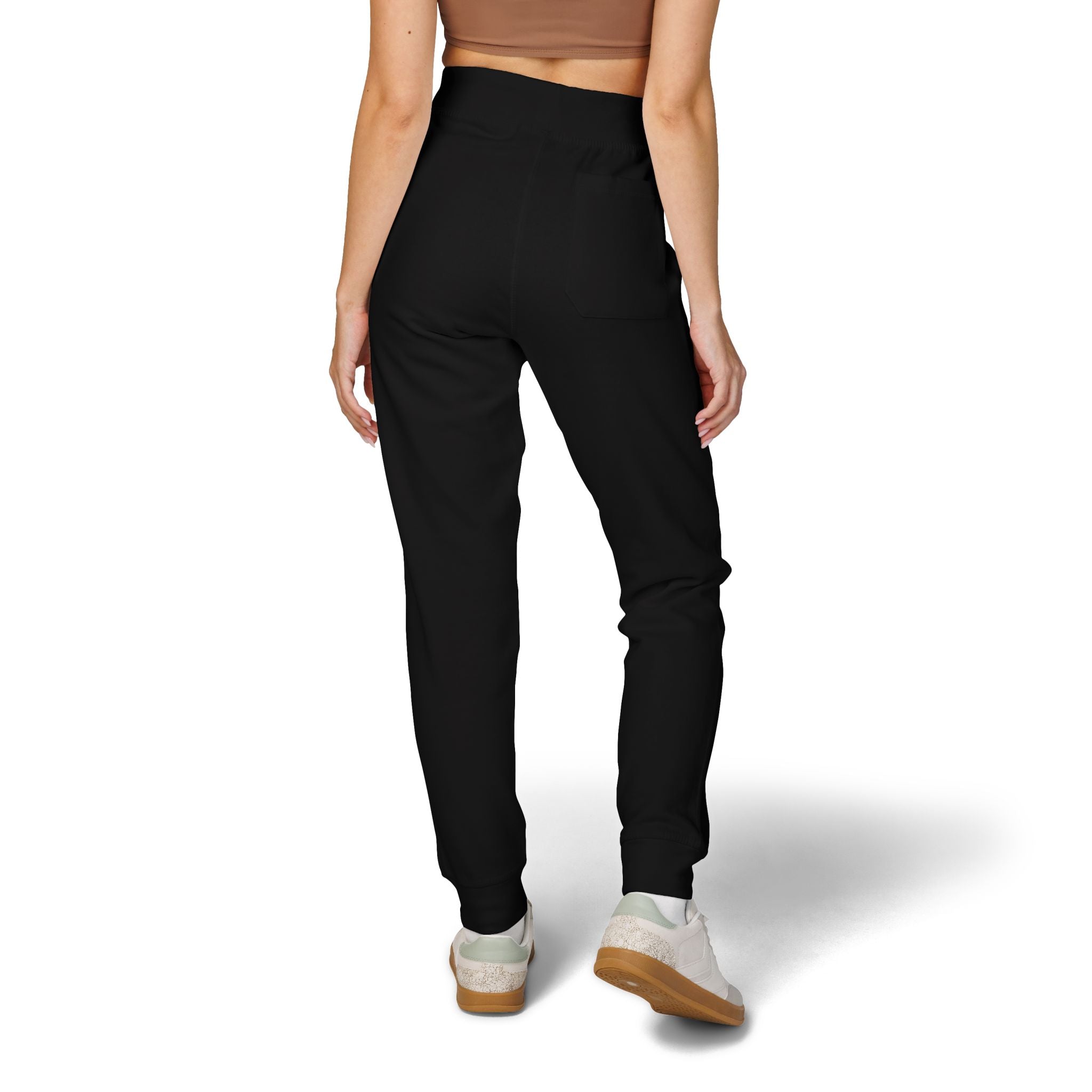 Embroidered Unisex Fleece Sweatpants - Cozy Comfort for Everyday Style