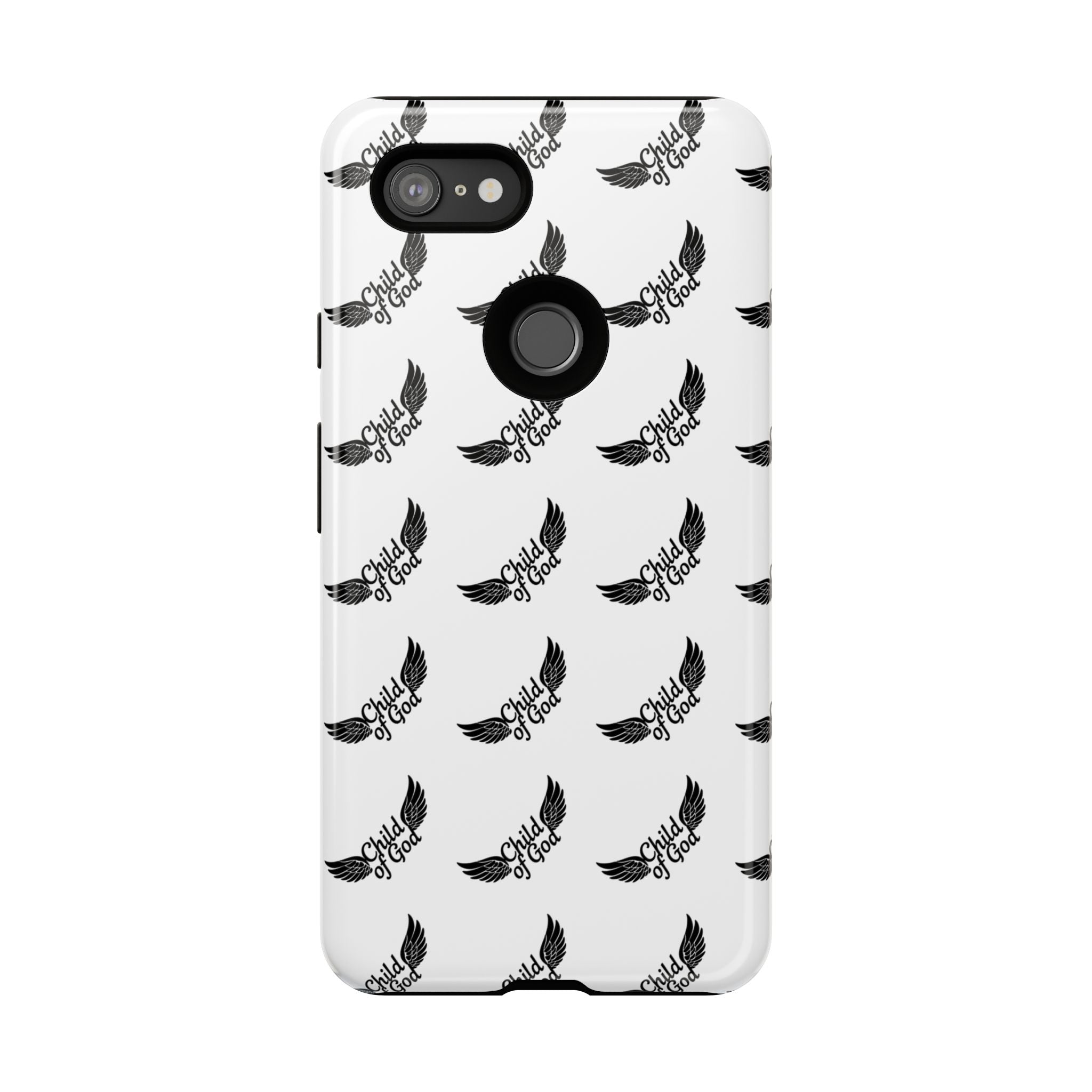 Stylish Tough Phone Case with Wing Design