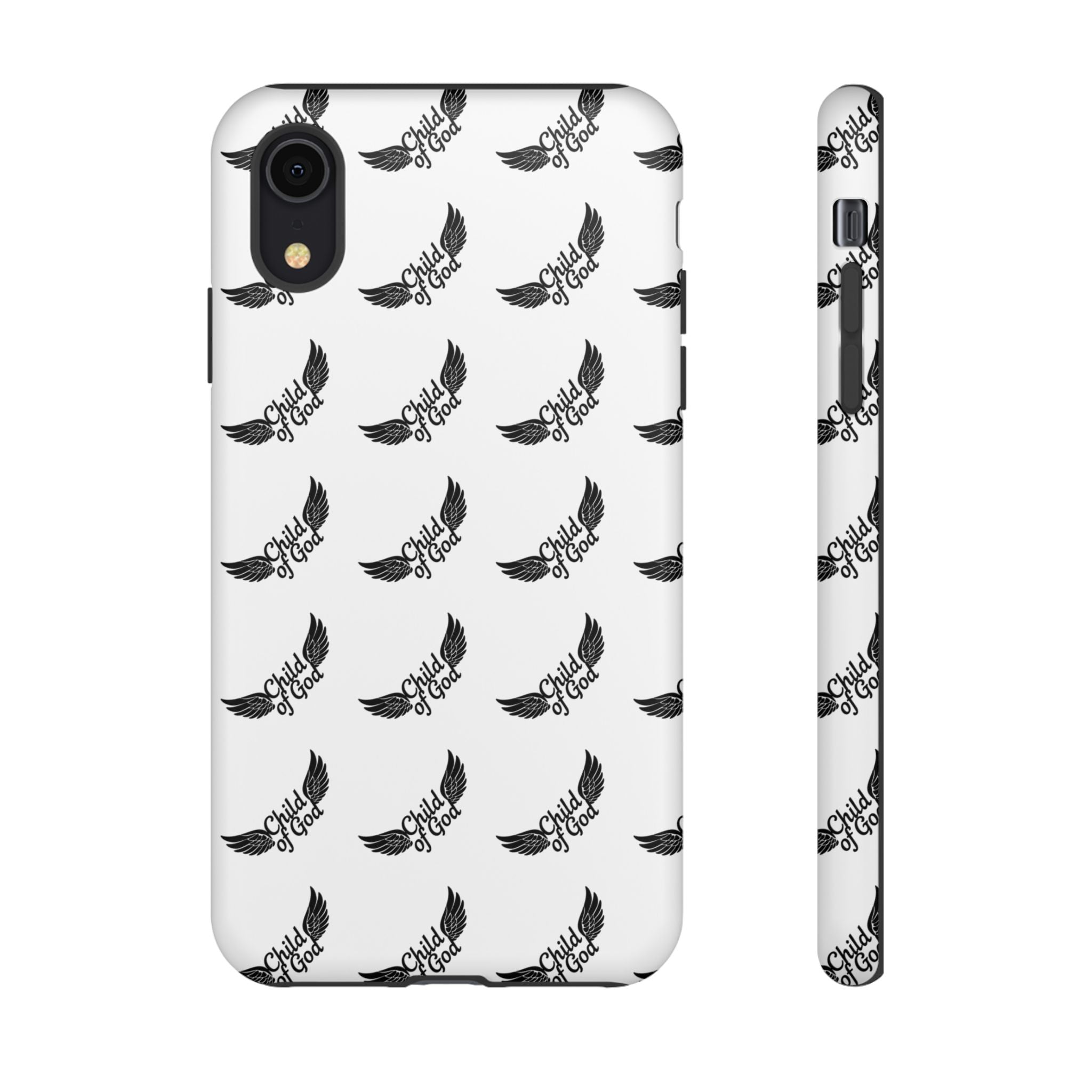 Stylish Tough Phone Case with Wing Design