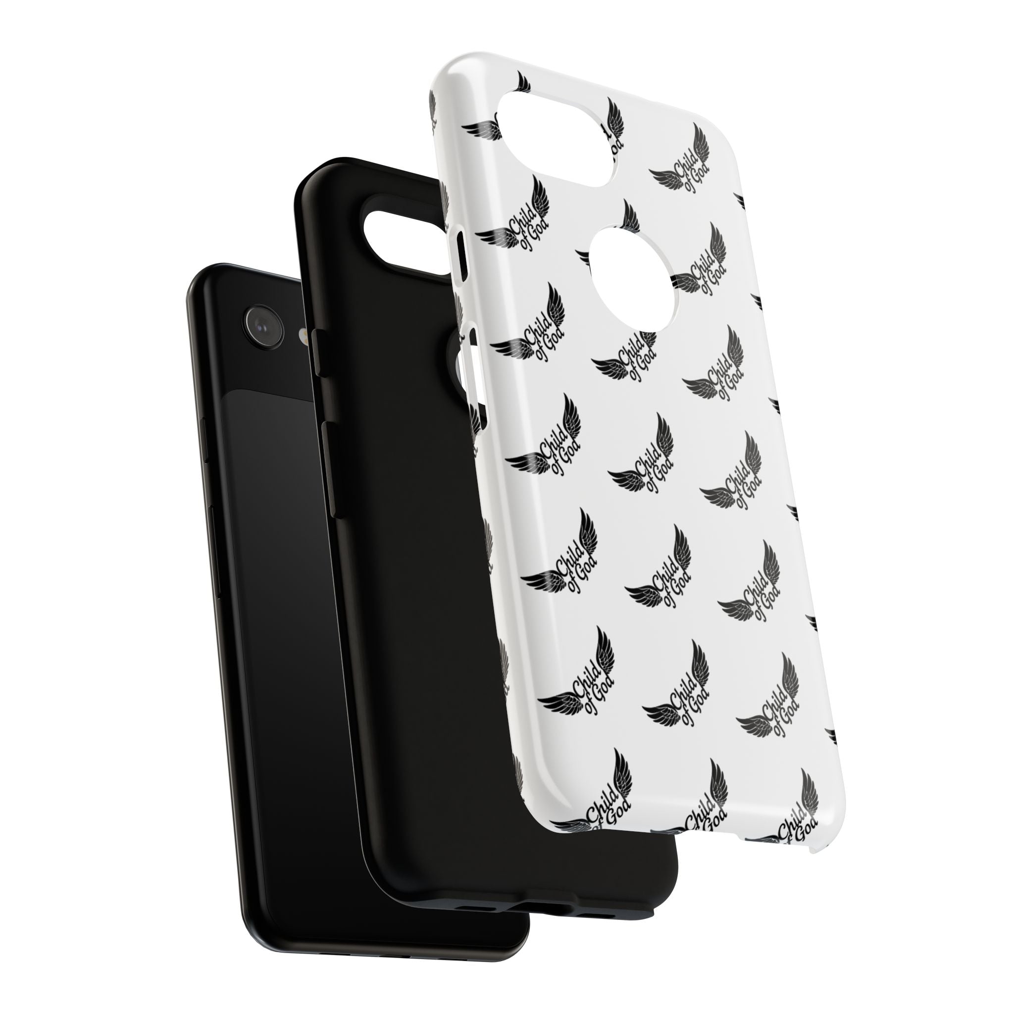 Stylish Tough Phone Case with Wing Design
