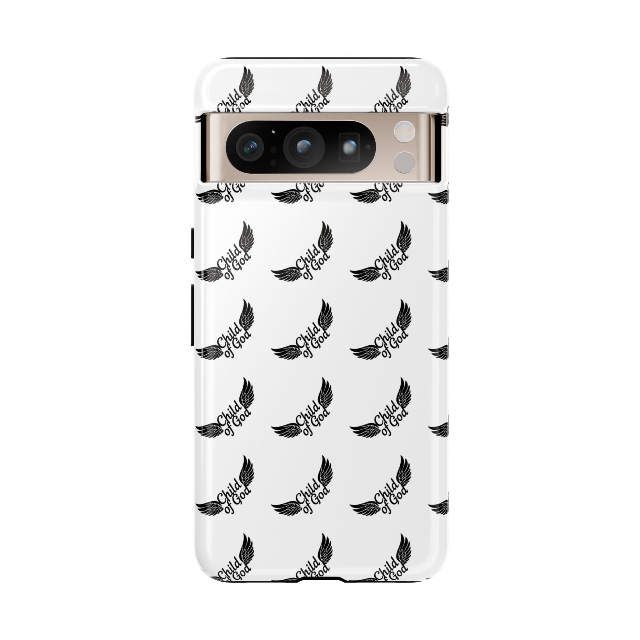 Stylish Tough Phone Case with Wing Design