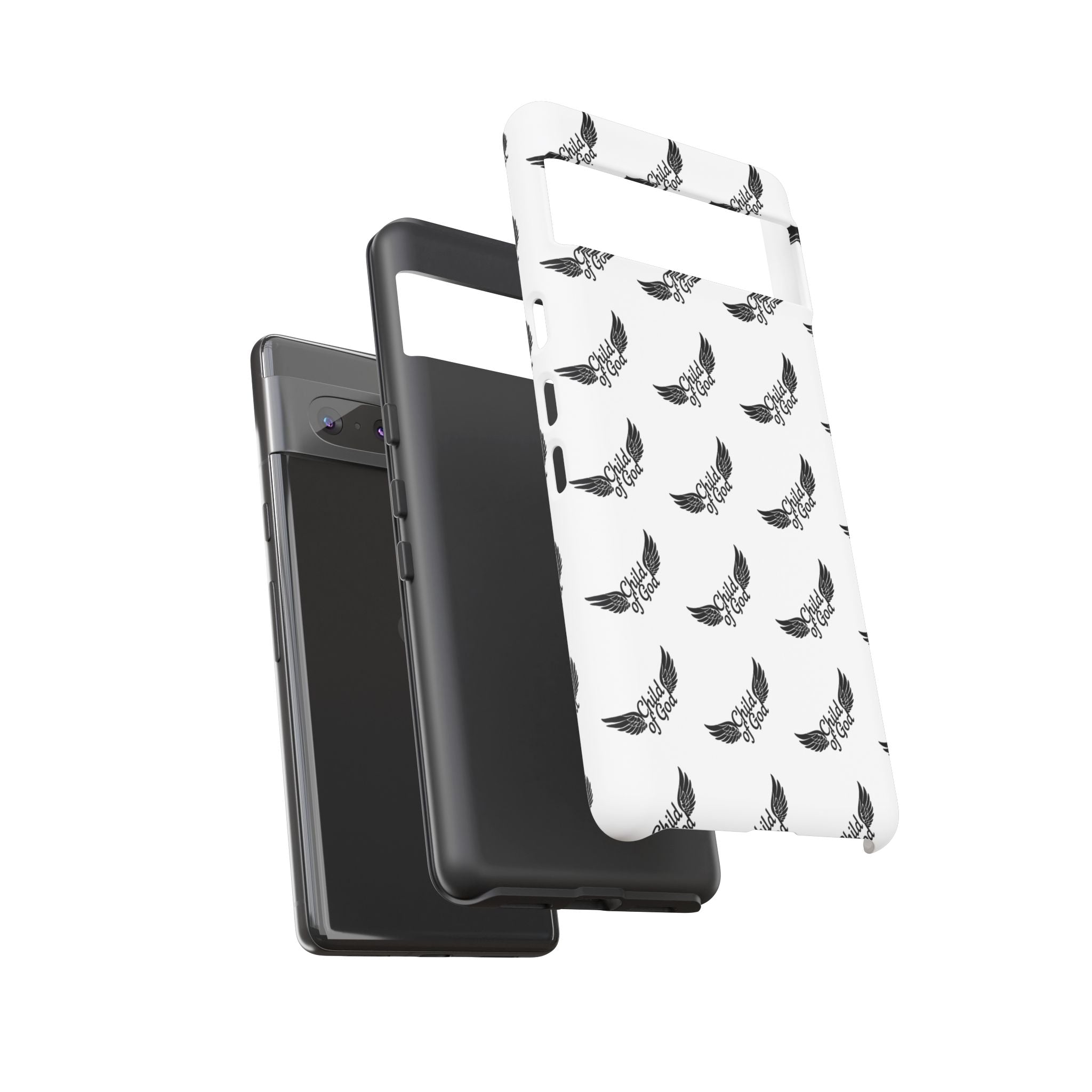Stylish Tough Phone Case with Wing Design