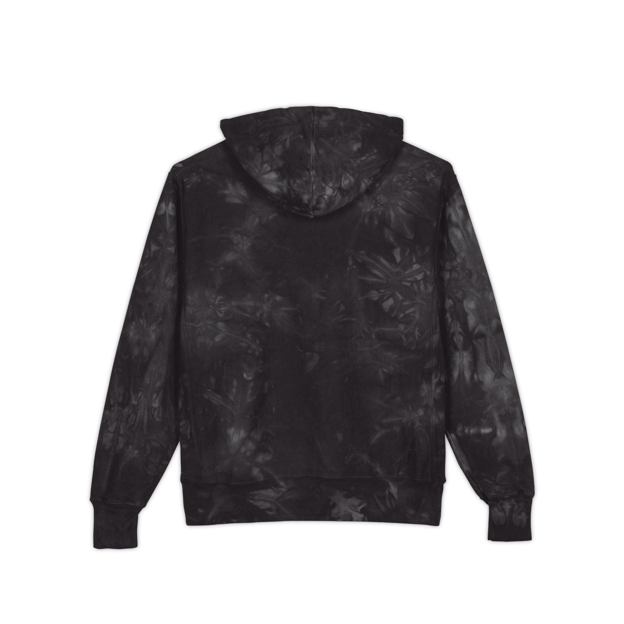 Tie-Dye Champion Hoodie with Embroidery