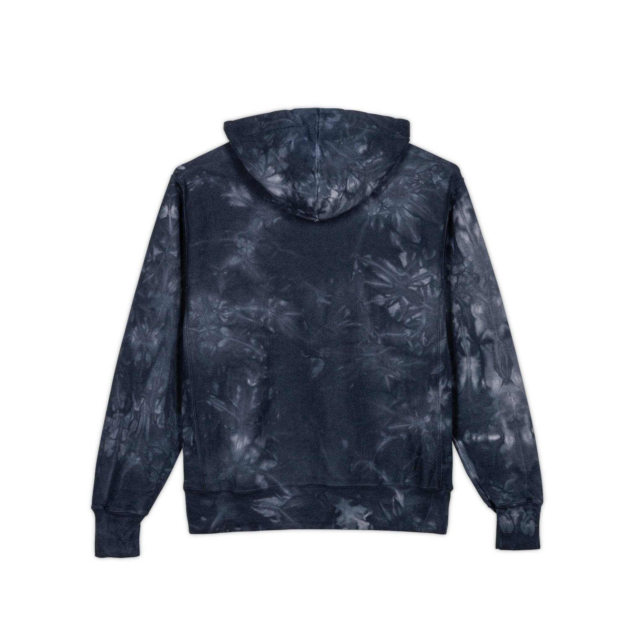 Tie-Dye Champion Hoodie with Embroidery