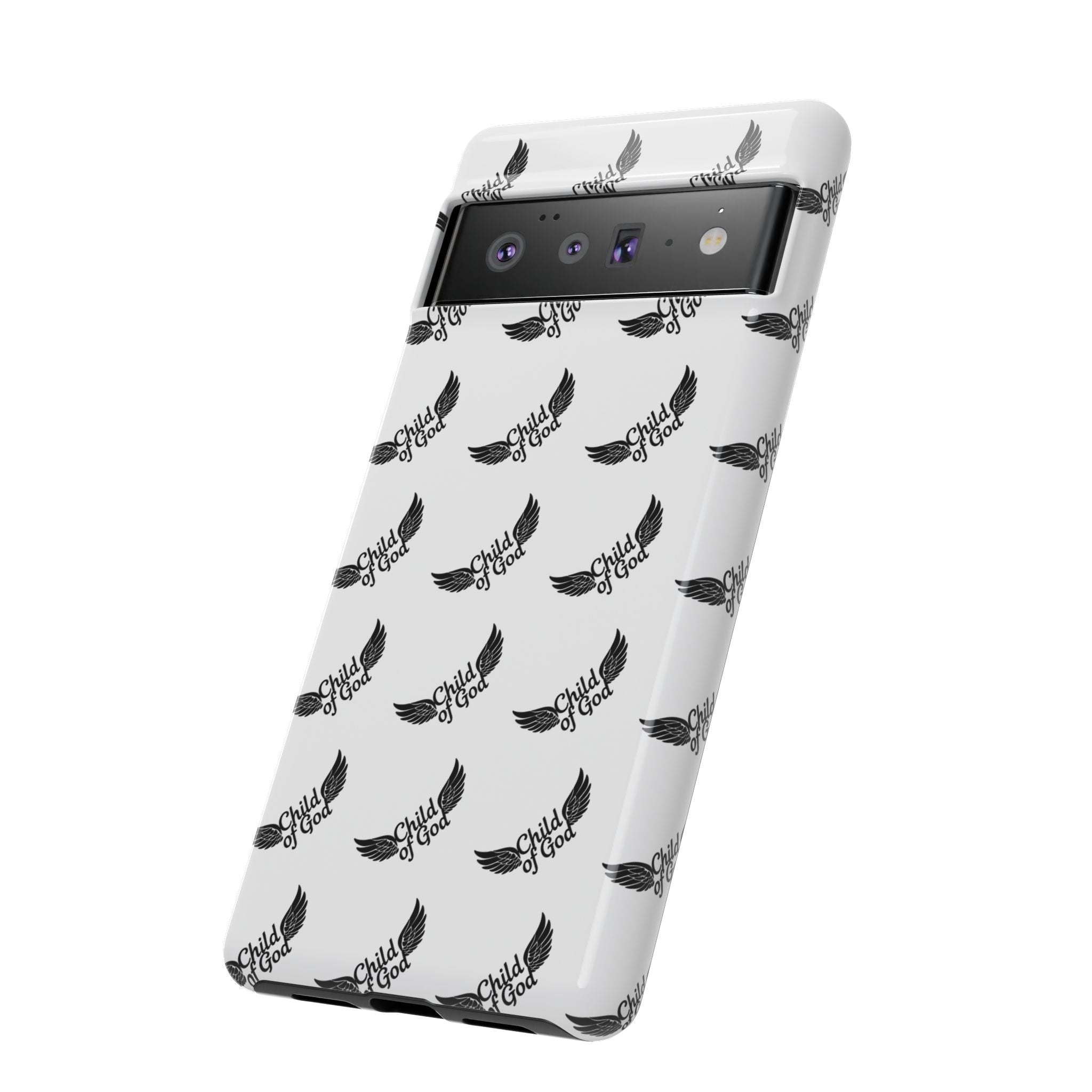 Stylish Tough Phone Case with Wing Design
