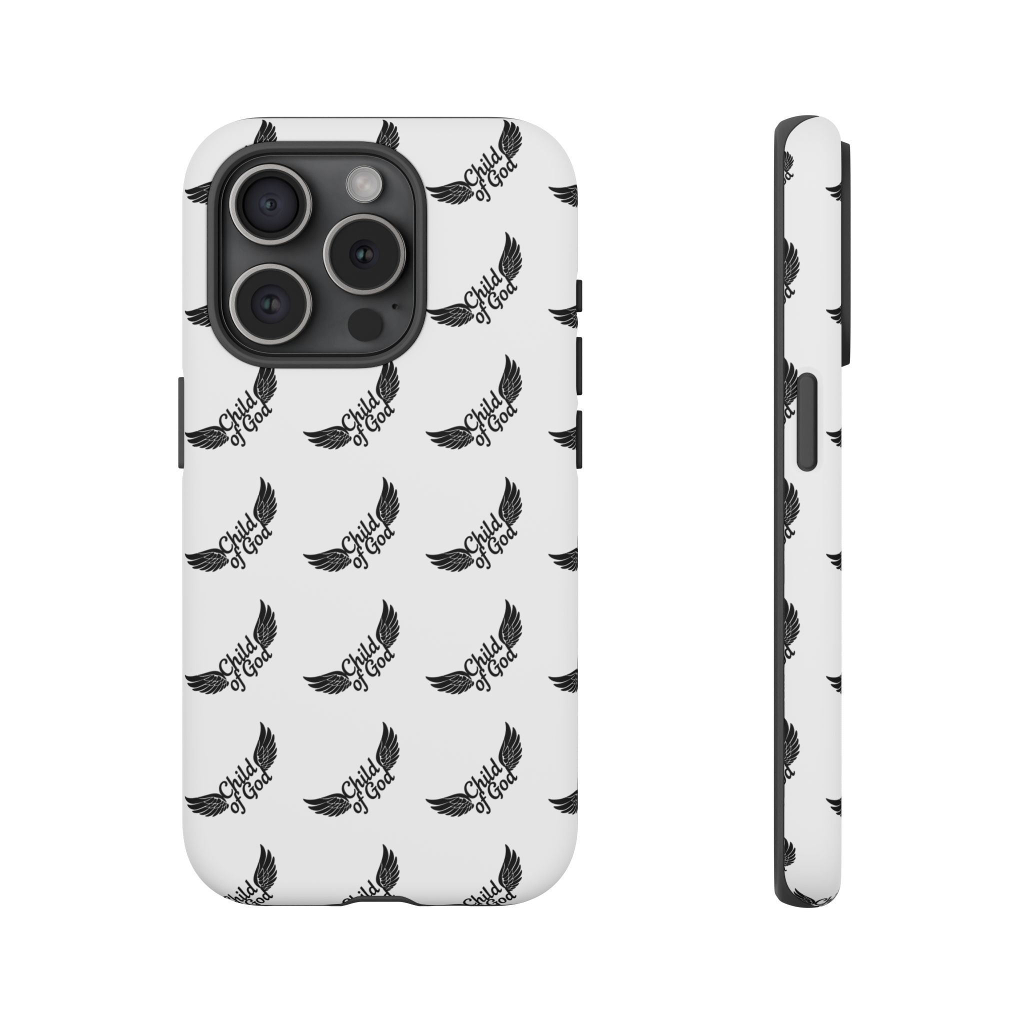Stylish Tough Phone Case with Wing Design
