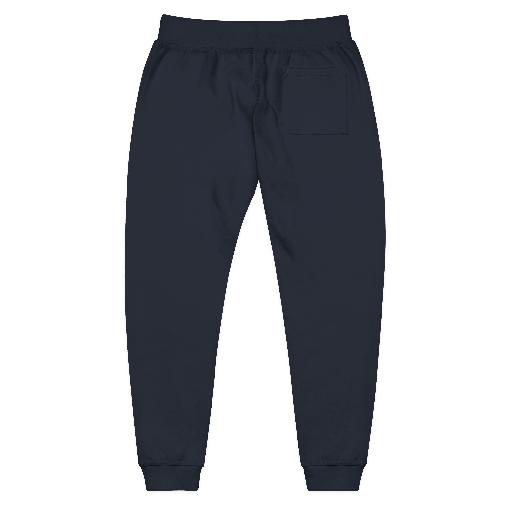 Embroidered Unisex Fleece Sweatpants - Cozy Comfort for Everyday Style