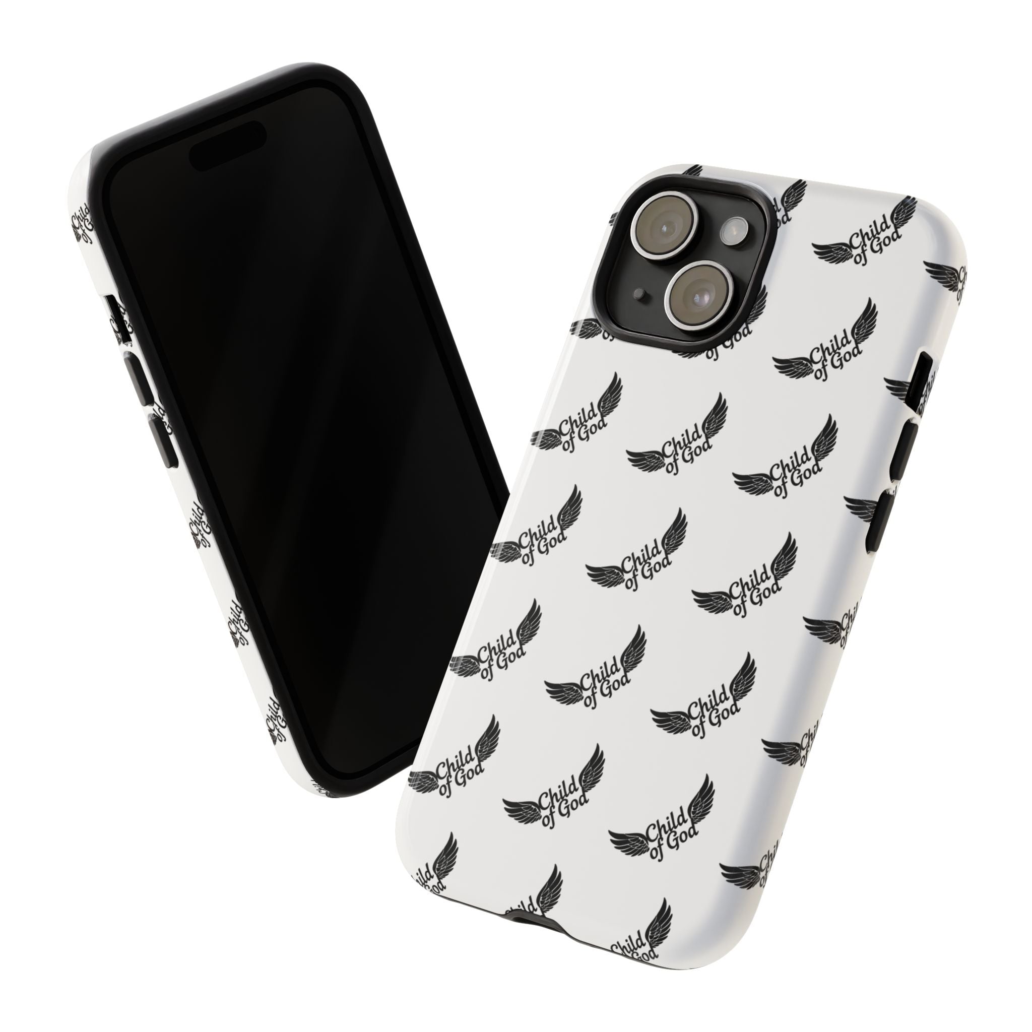 Stylish Tough Phone Case with Wing Design