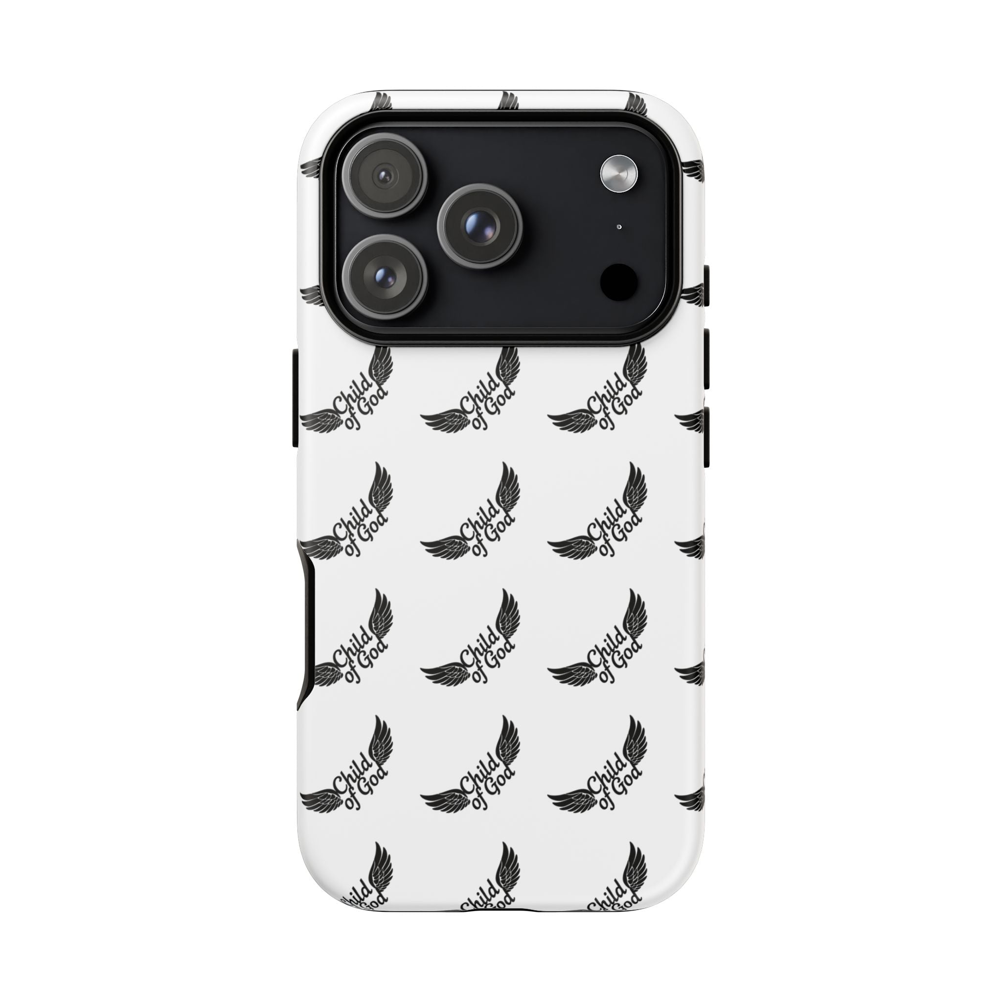 Stylish Tough Phone Case with Wing Design
