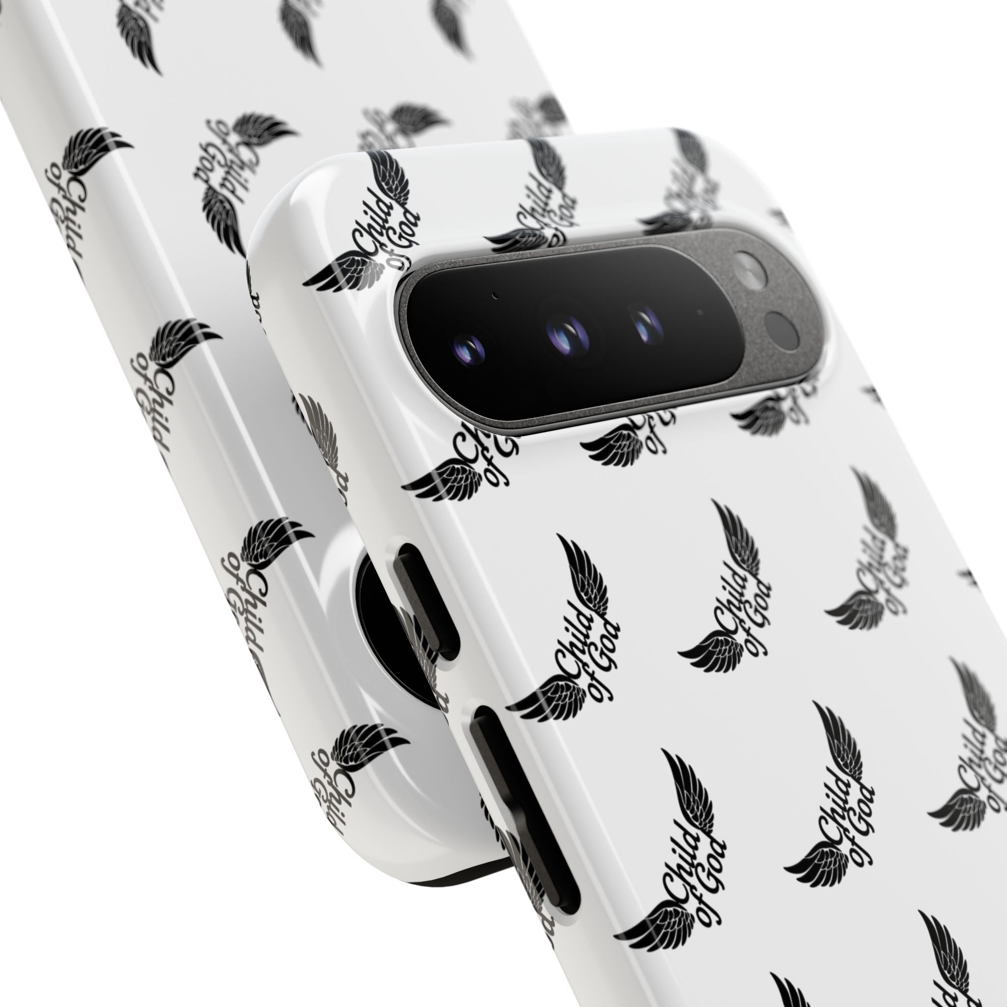 Stylish Tough Phone Case with Wing Design