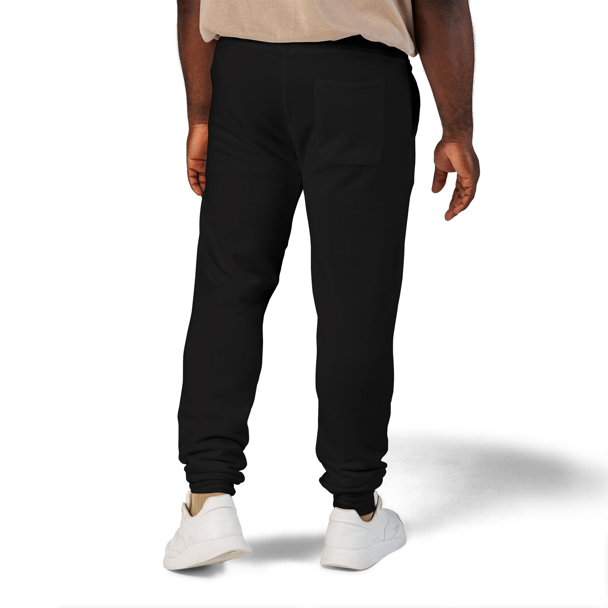 Embroidered Unisex Fleece Sweatpants - Cozy Comfort for Everyday Style