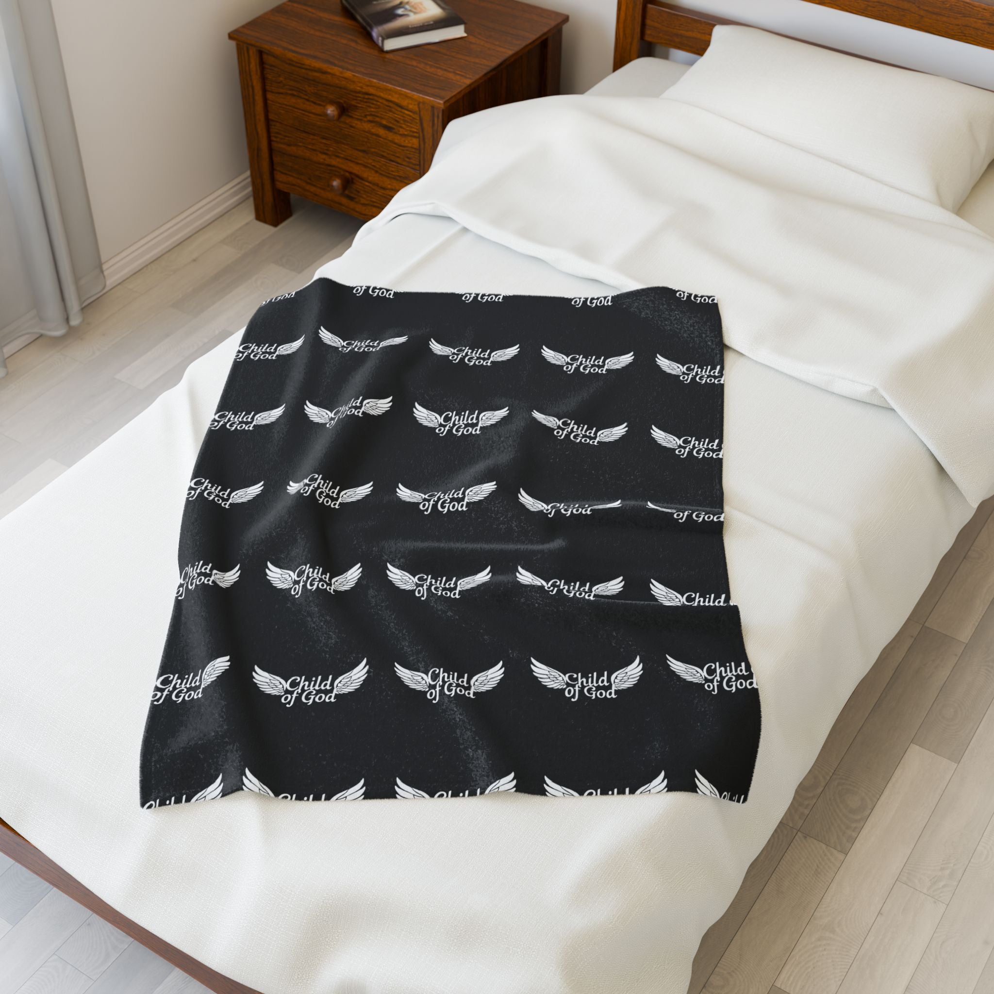 Child of God Velveteen Plush Blanket - Cozy Inspirational Throw for Comfort and Faith