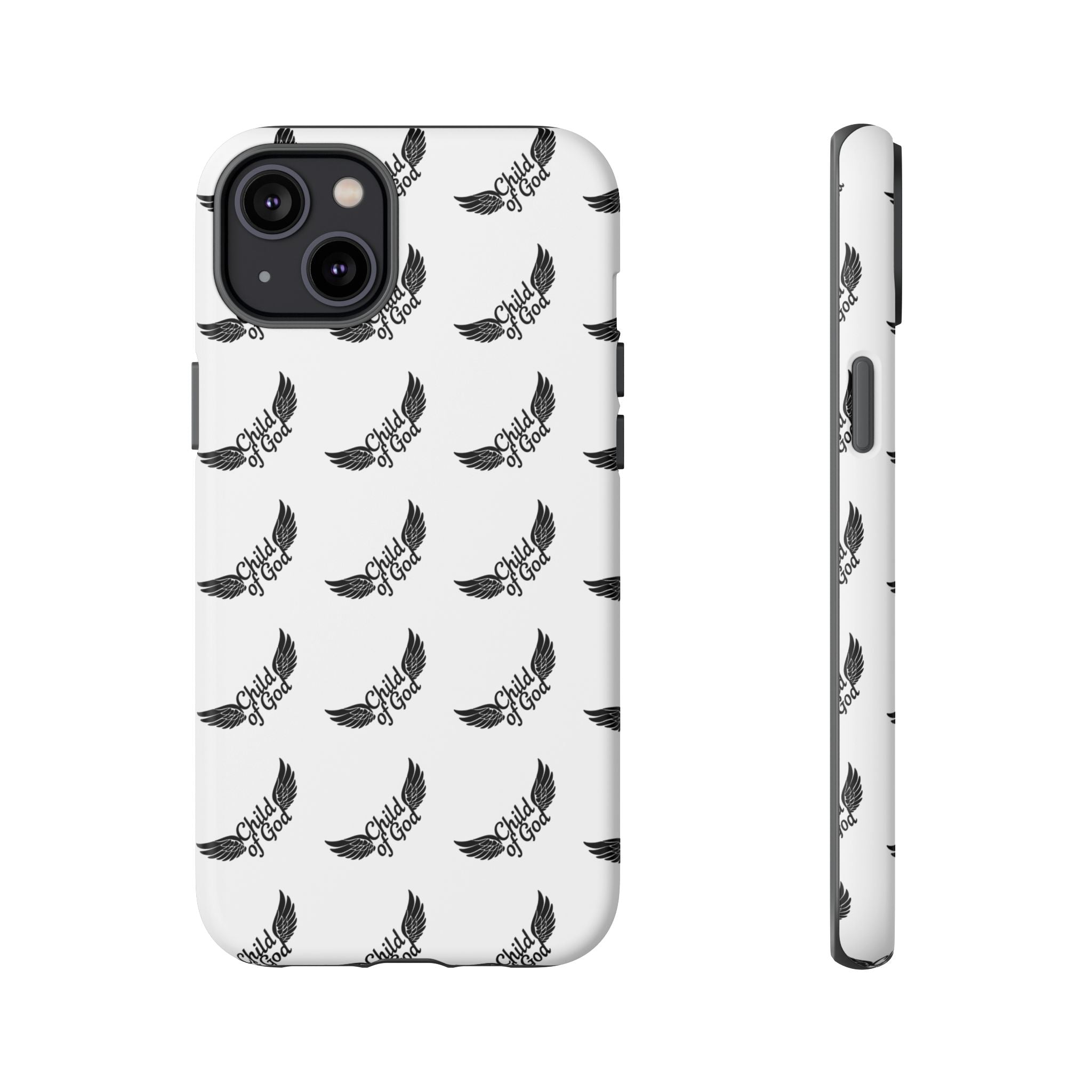 Stylish Tough Phone Case with Wing Design