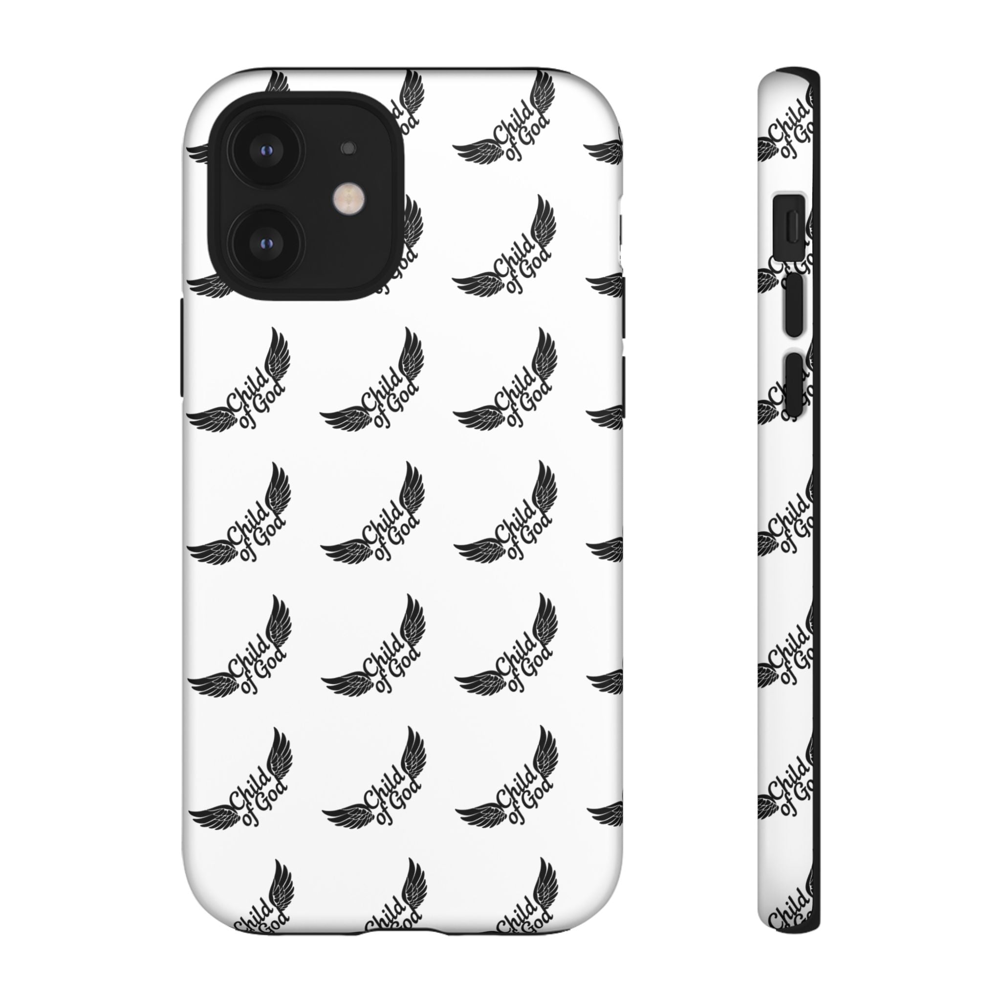 Stylish Tough Phone Case with Wing Design