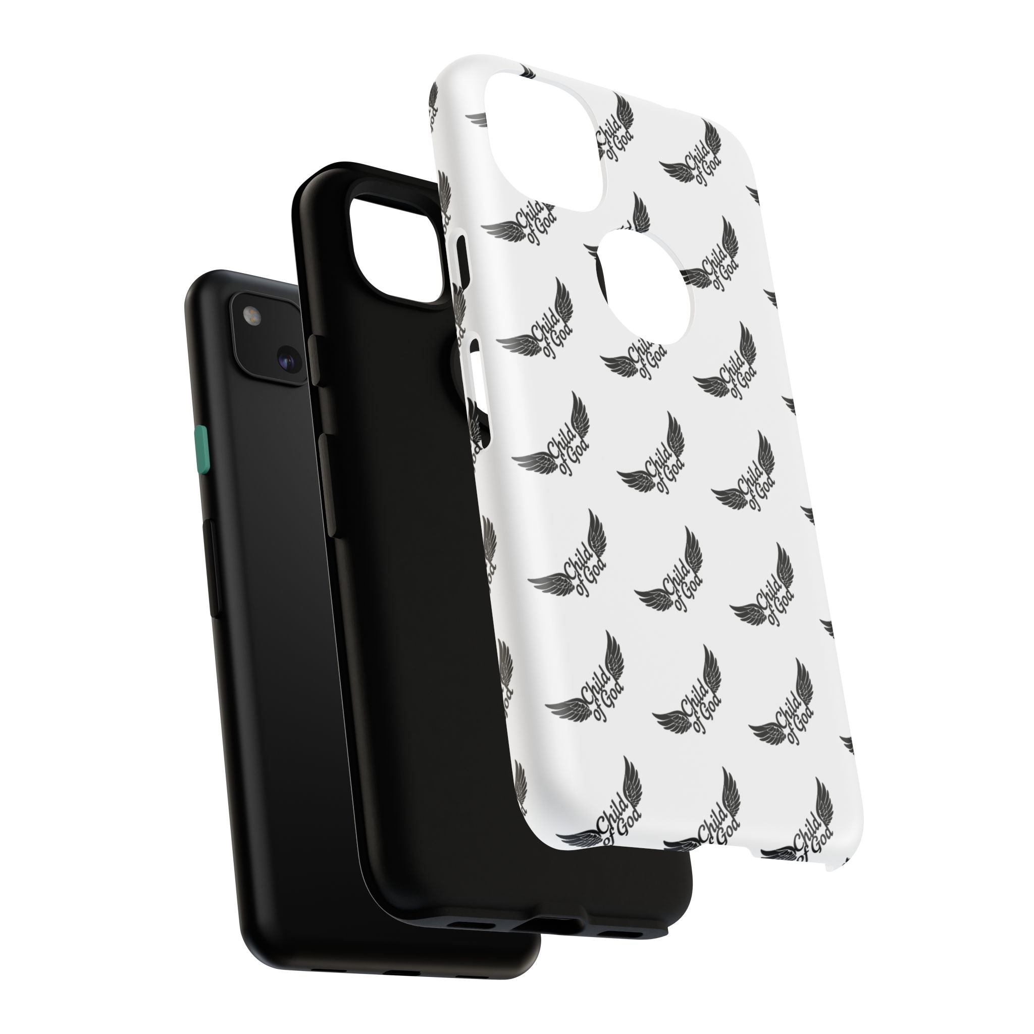 Stylish Tough Phone Case with Wing Design