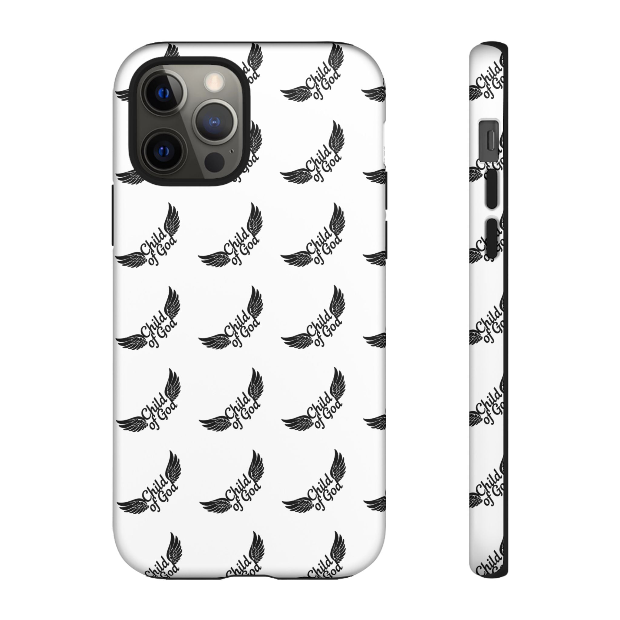 Stylish Tough Phone Case with Wing Design
