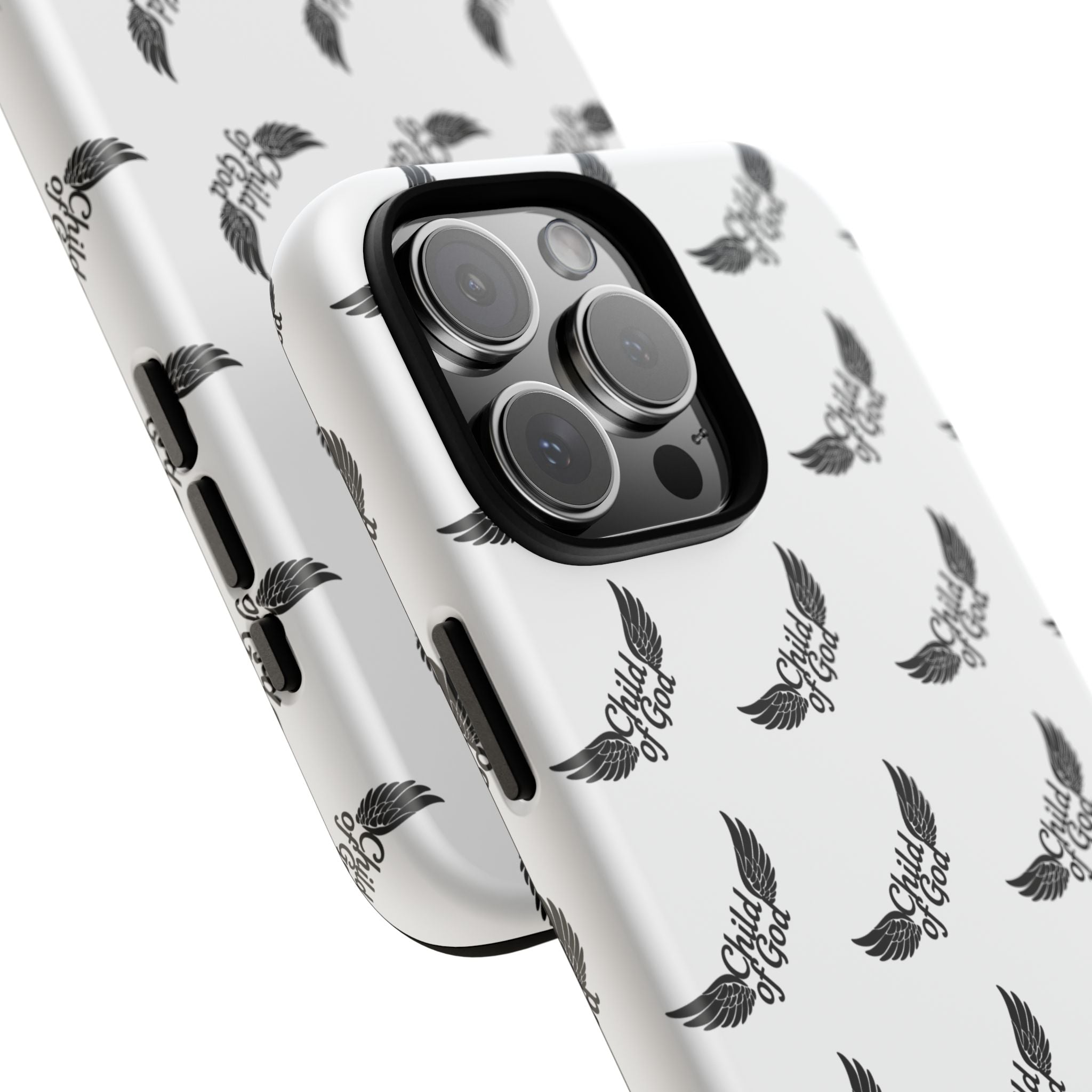 Stylish Tough Phone Case with Wing Design