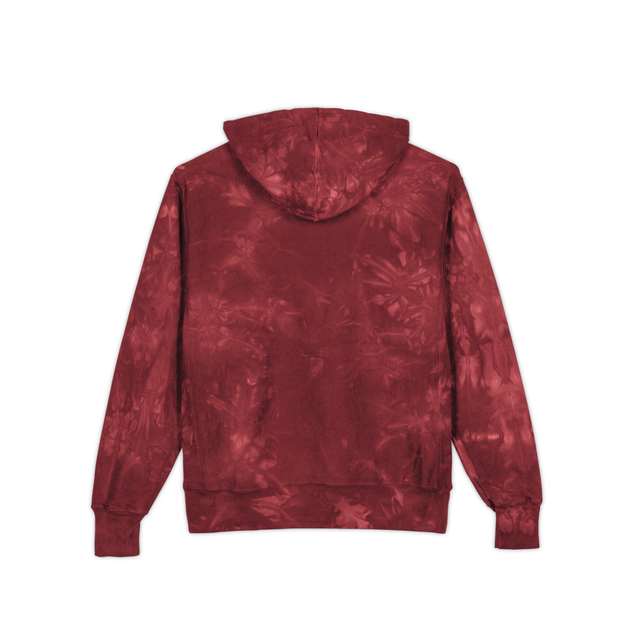 Tie-Dye Champion Hoodie with Embroidery