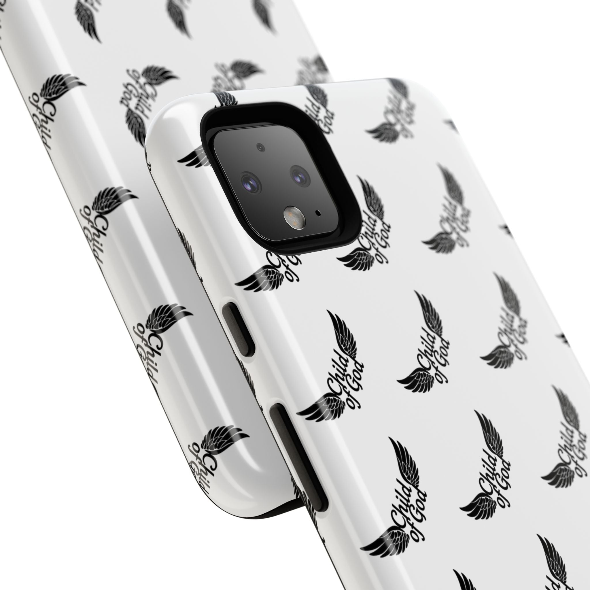 Stylish Tough Phone Case with Wing Design