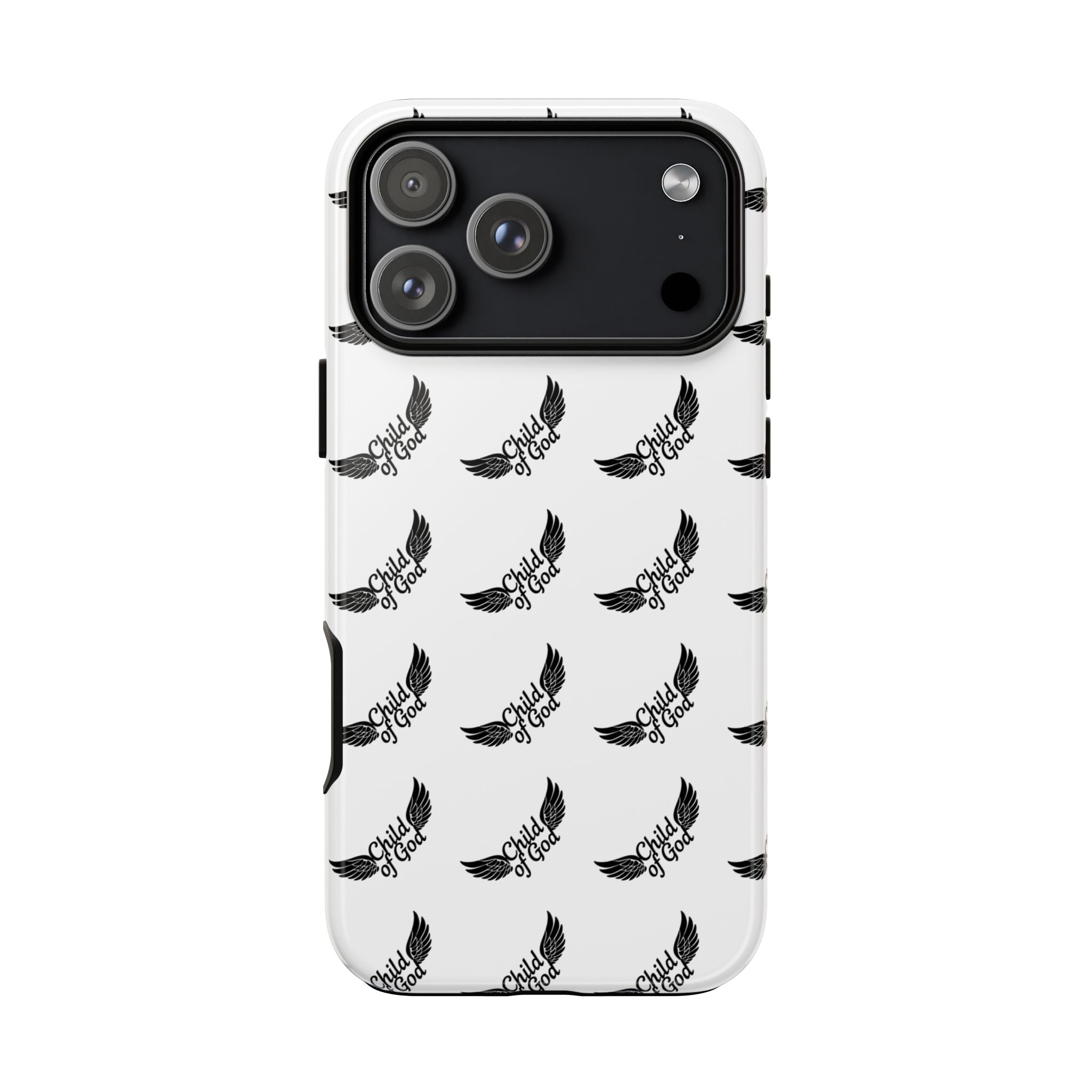 Stylish Tough Phone Case with Wing Design